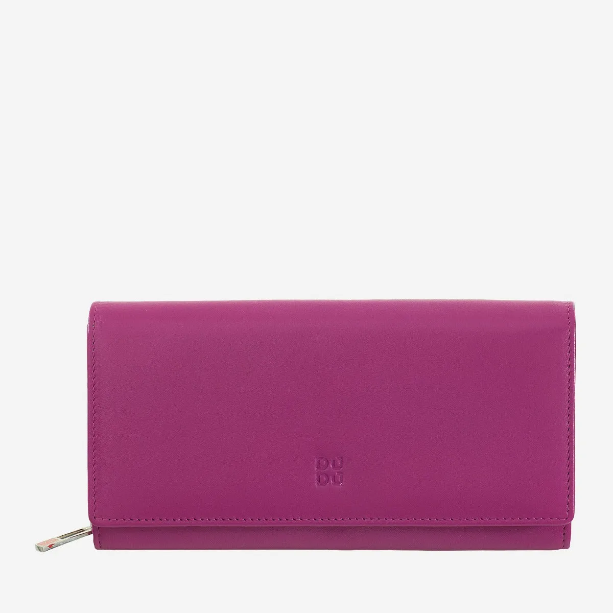 DuDubags Madeira lommebok dame Navy stor RFID