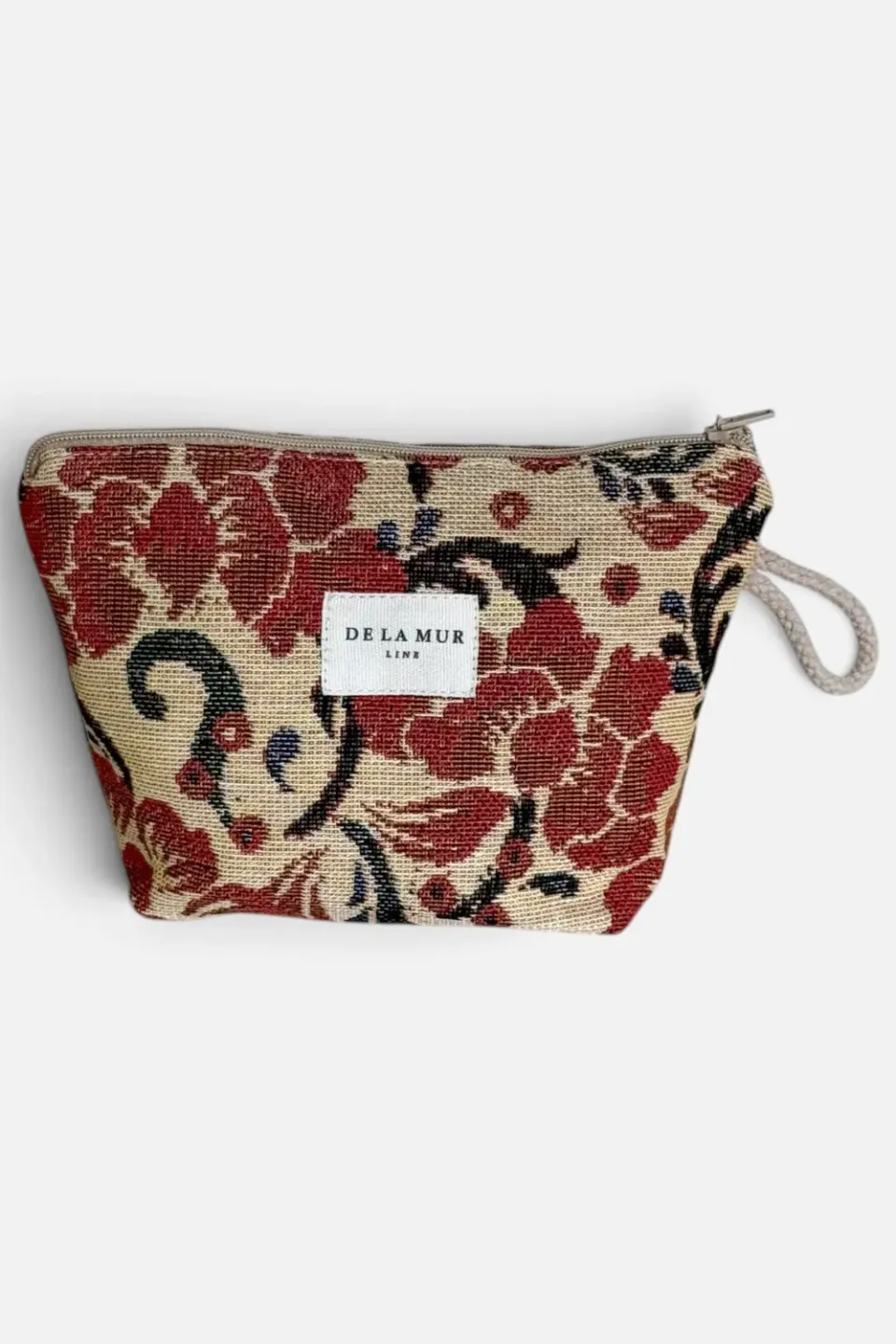 De La Mur Adam liten toalettmappe 19x13 cm blomstret