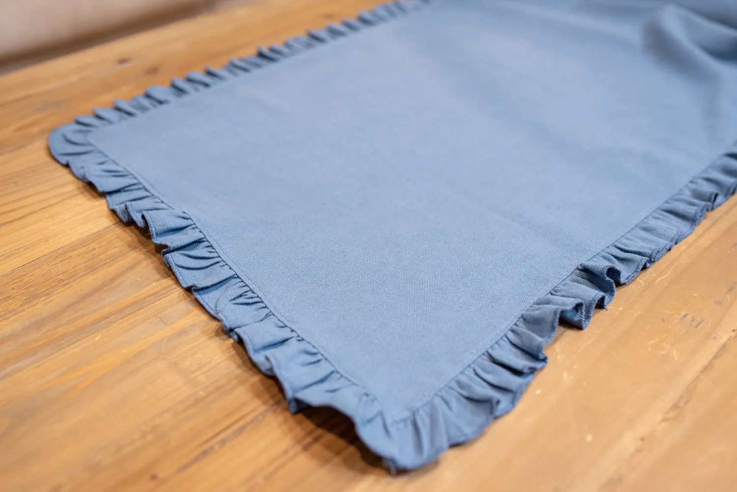 De La Mur Volantes Azul bordløper 42x165 blå