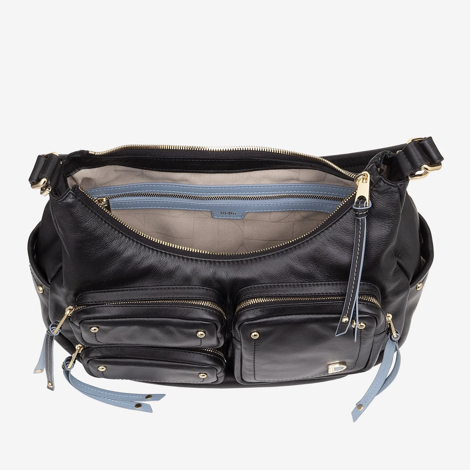 DuDubags City skulderveske skinn stor