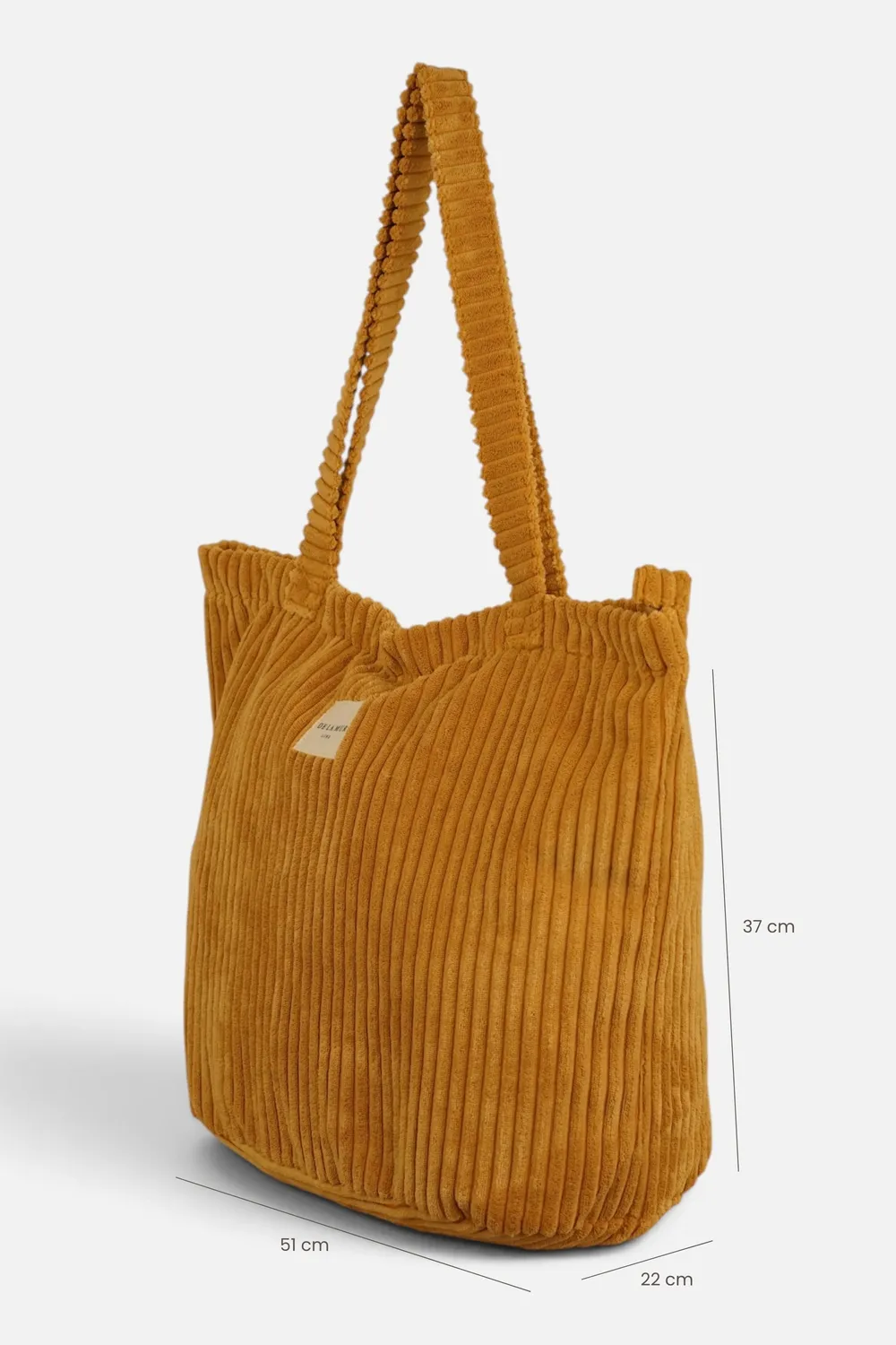 De La Mur Bolsa Maiz shopper sennepsgul 51x37 cm