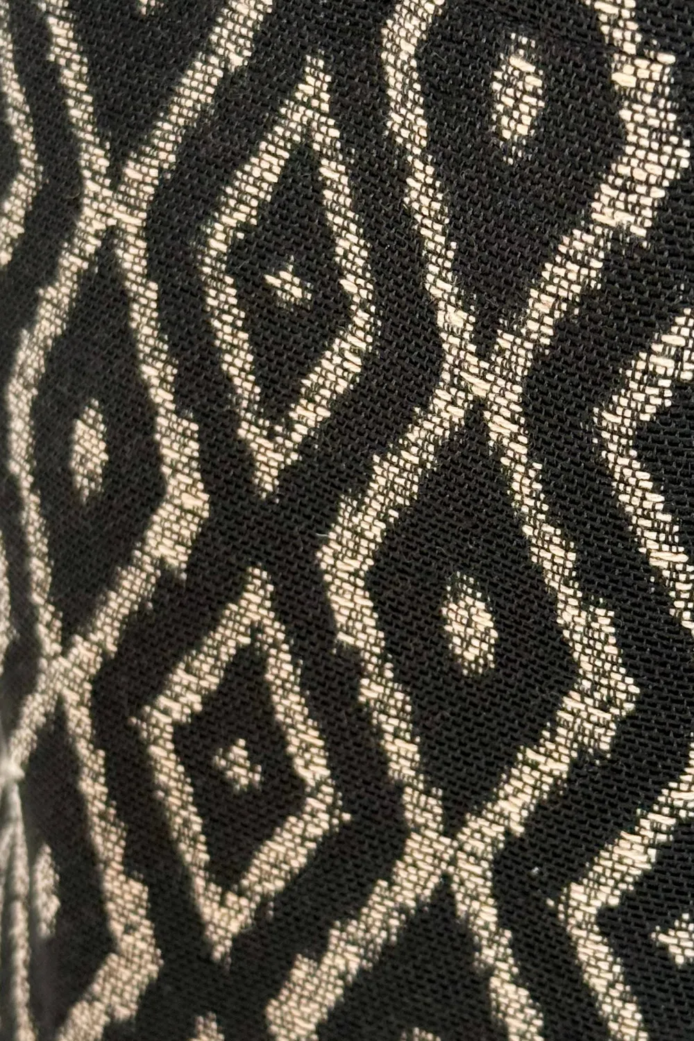 De La Mur Onix liten totebag svart jacquard