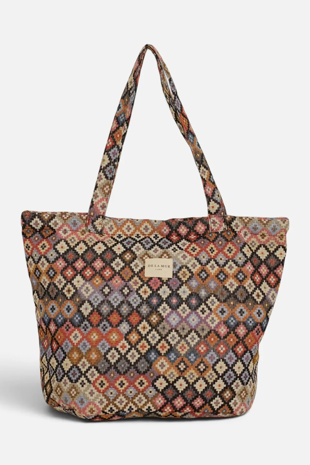 De La Mur Ore shopper stor handlenett 51x37x22 flerfarget
