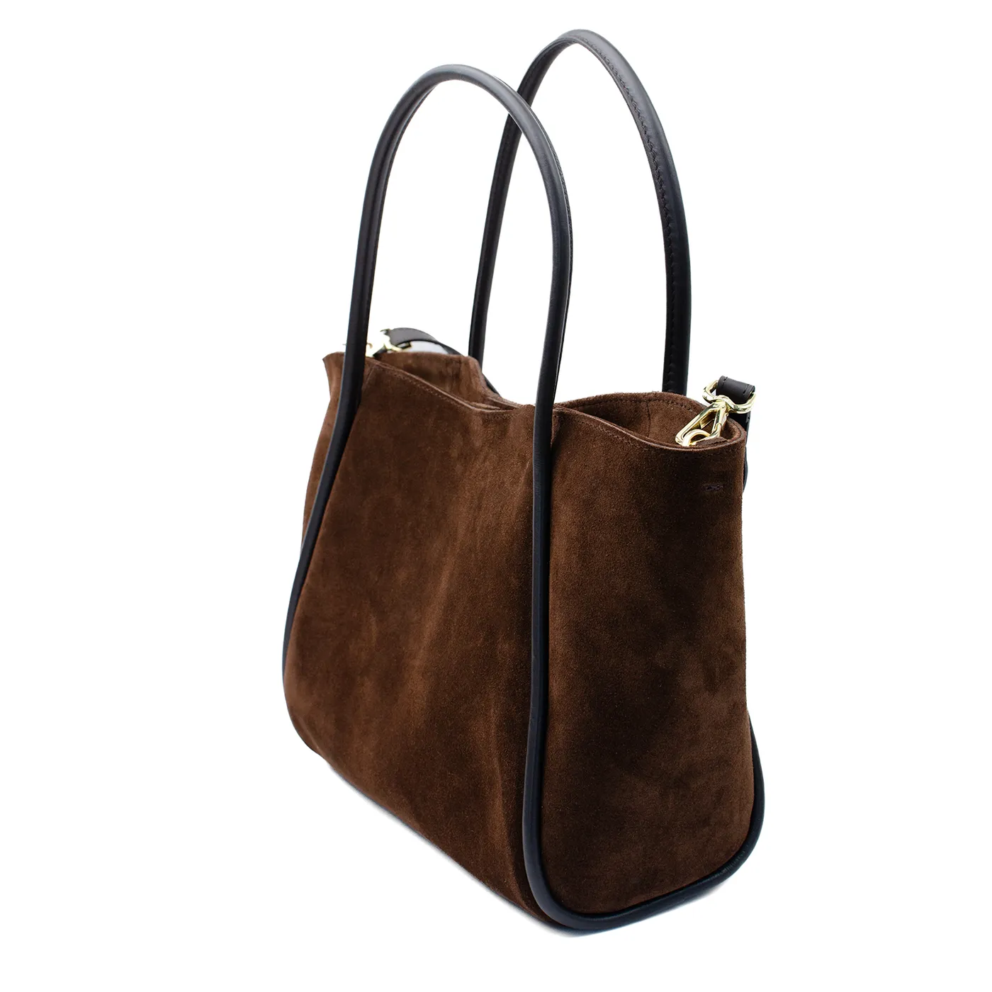 Latalia Florence L shopper sjokolade semsket