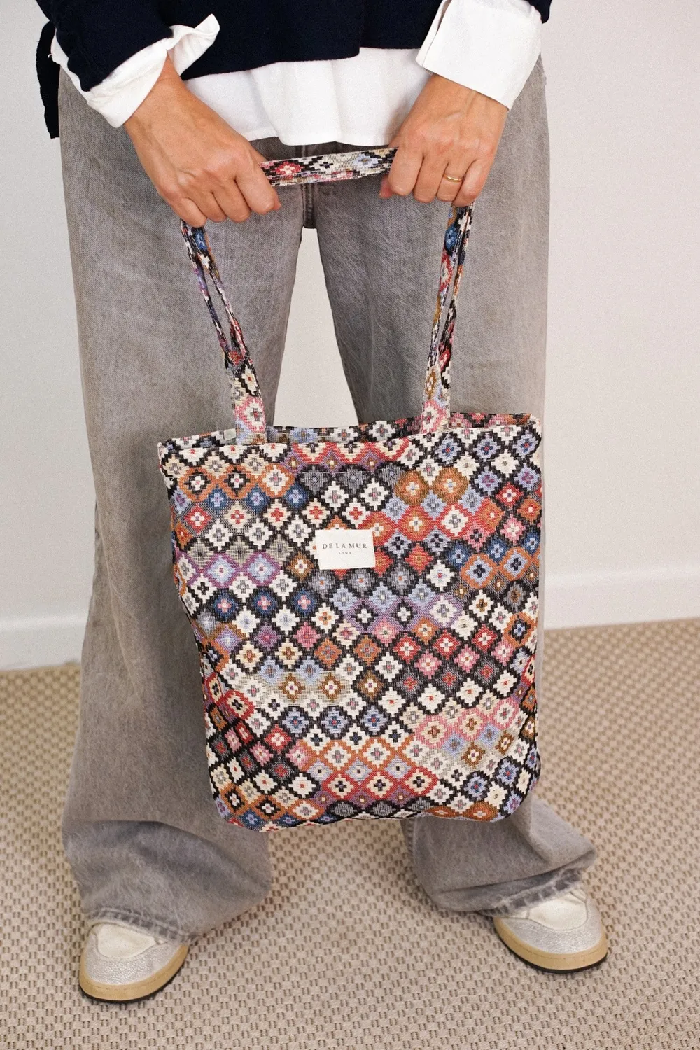 De La Mur Ore liten totebag flerfarget 35 cm