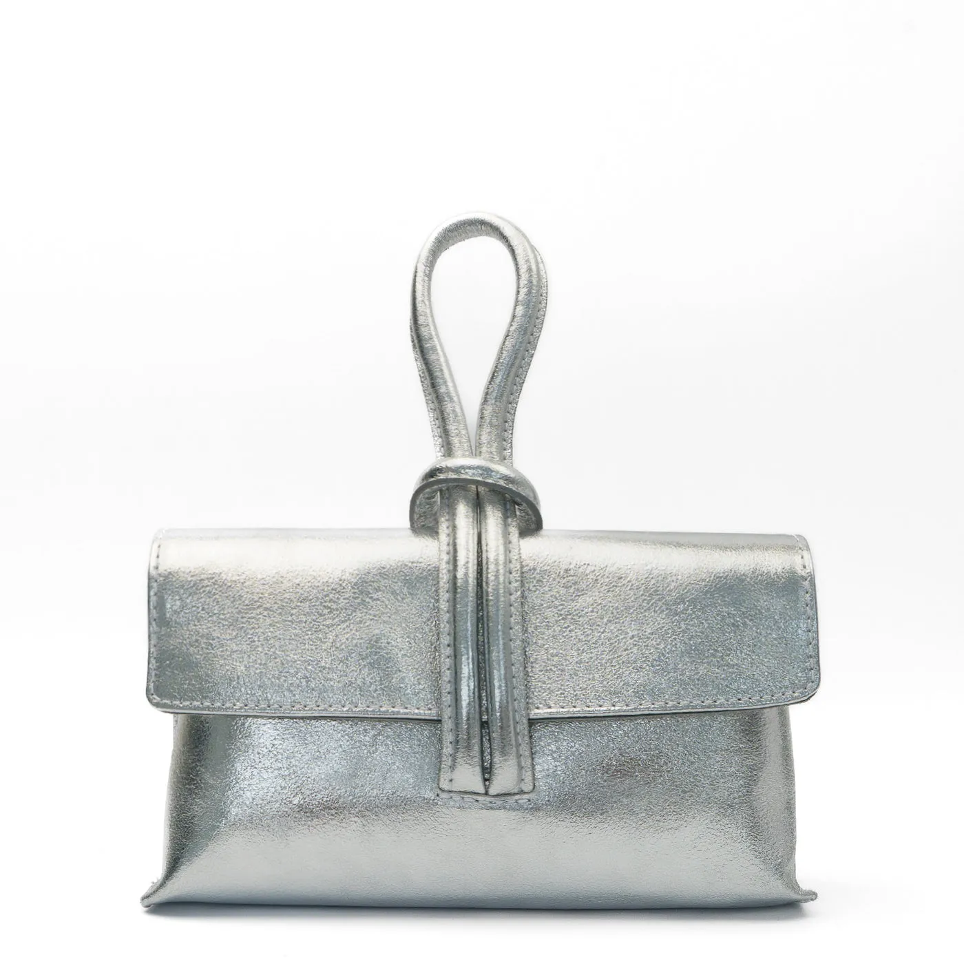 Latalia Barletta miniveske skinn sølv 23 cm