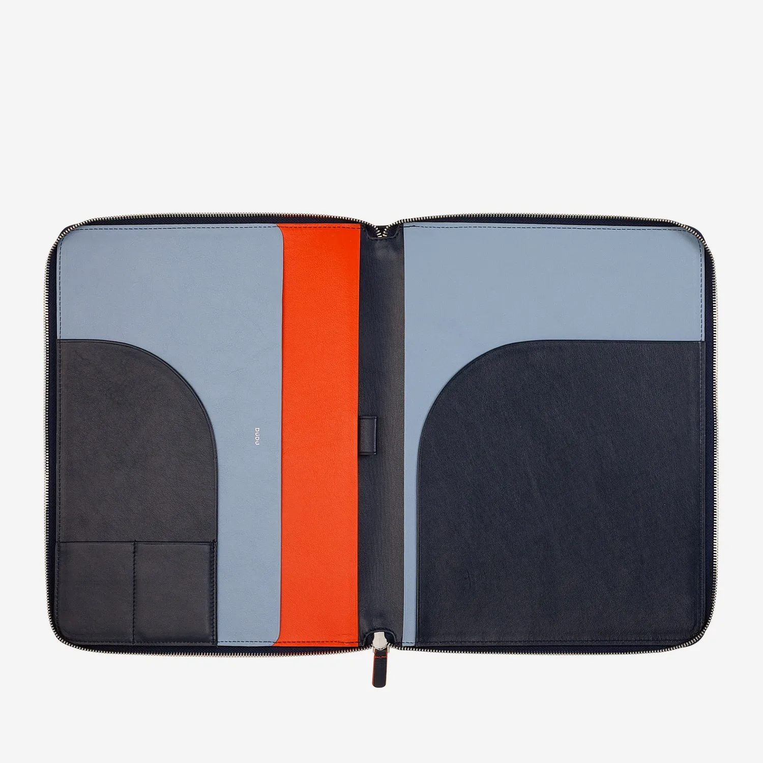 DuDubags Document Holder dokumentmappe navy skinn A4