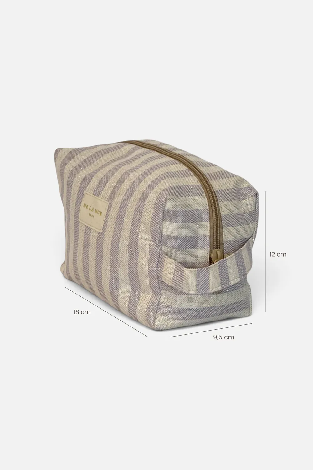 De La Mur Lulil toalettmappe stripet 18x12x9,5 cm