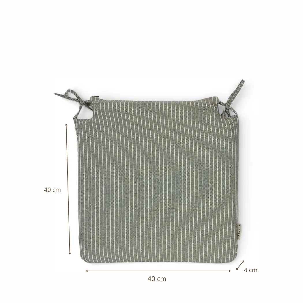 De La Mur Perla stolpute grå 40x40x4 cm striper