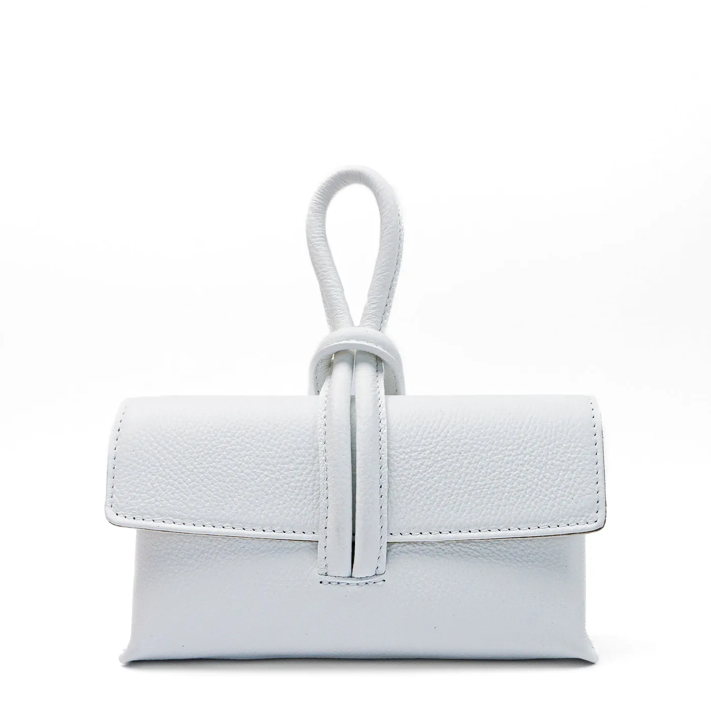 Latalia Barletta miniveske hvit 23 cm skinn
