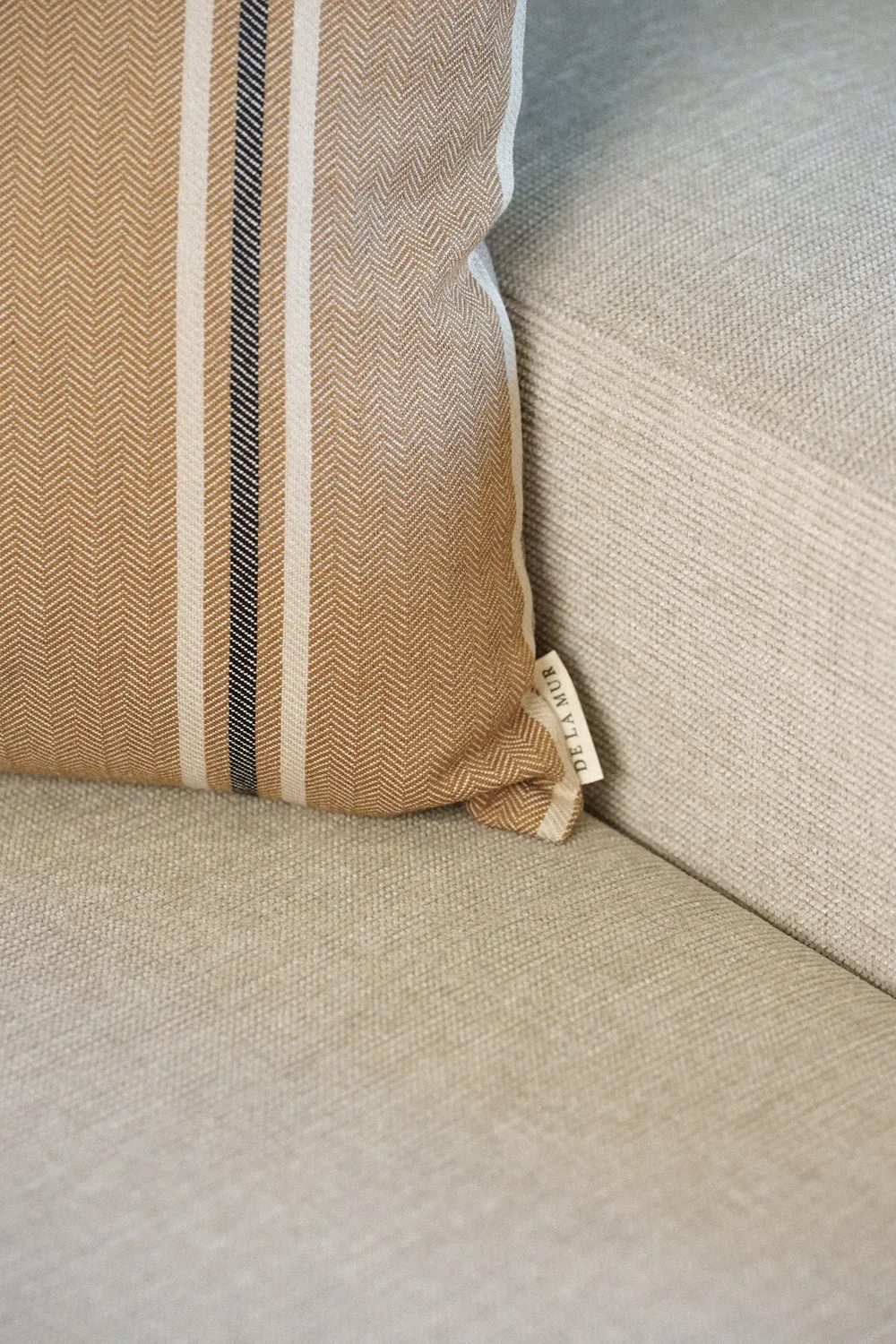De La Mur Polo putetrekk 45x45 cm stripet bomull