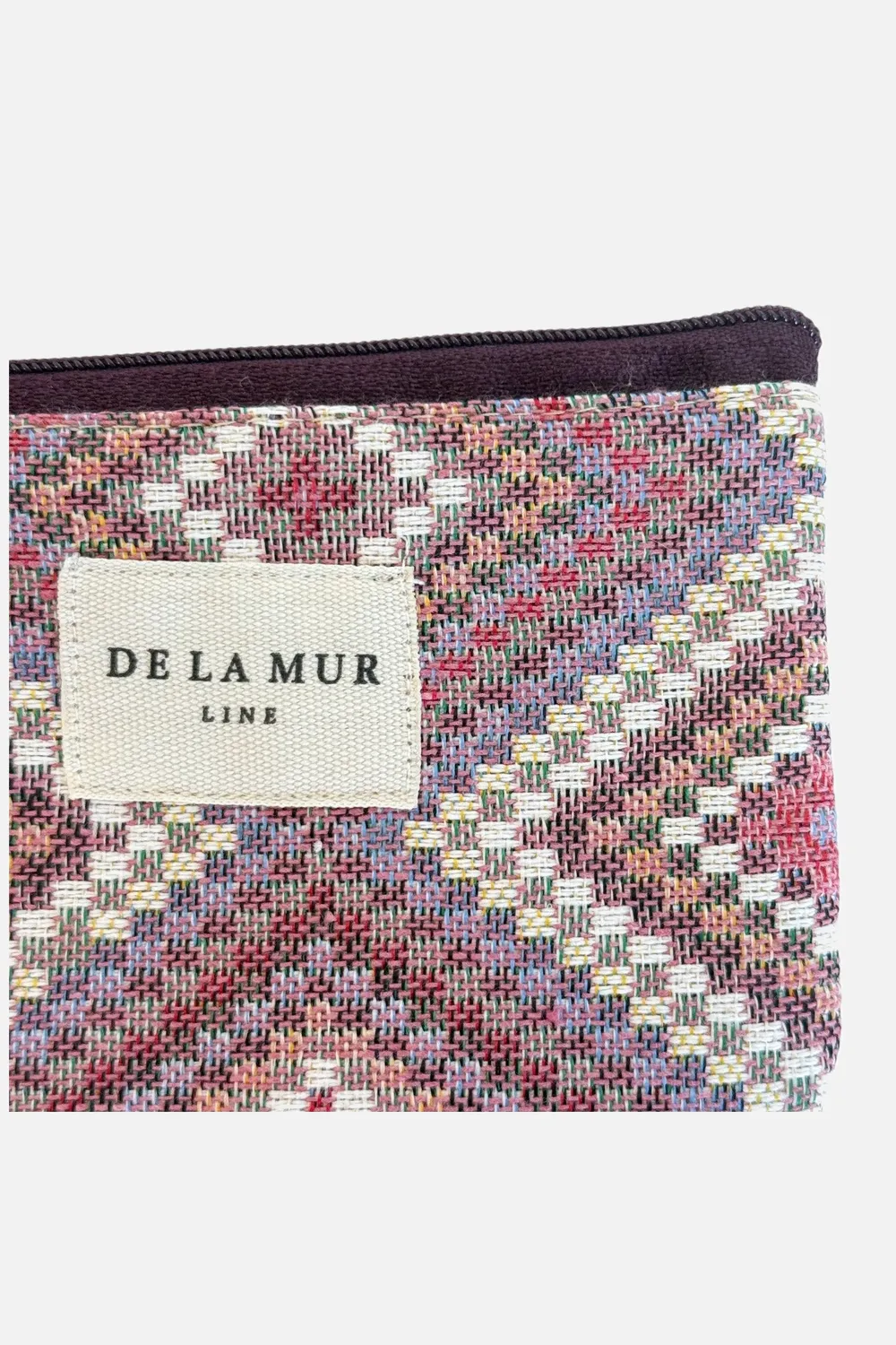 De La Mur Nana myntpung 12x8 geometrisk rosa