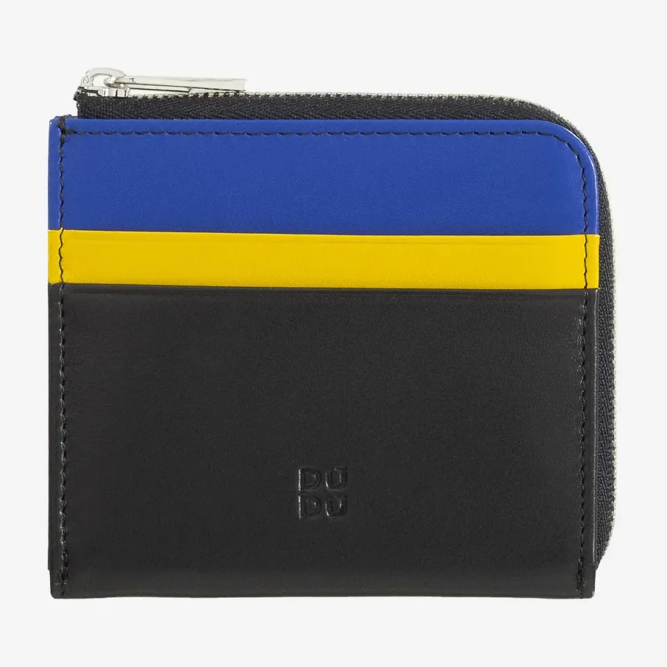 DuDubags Lombok lommebok svart skinn kompakt
