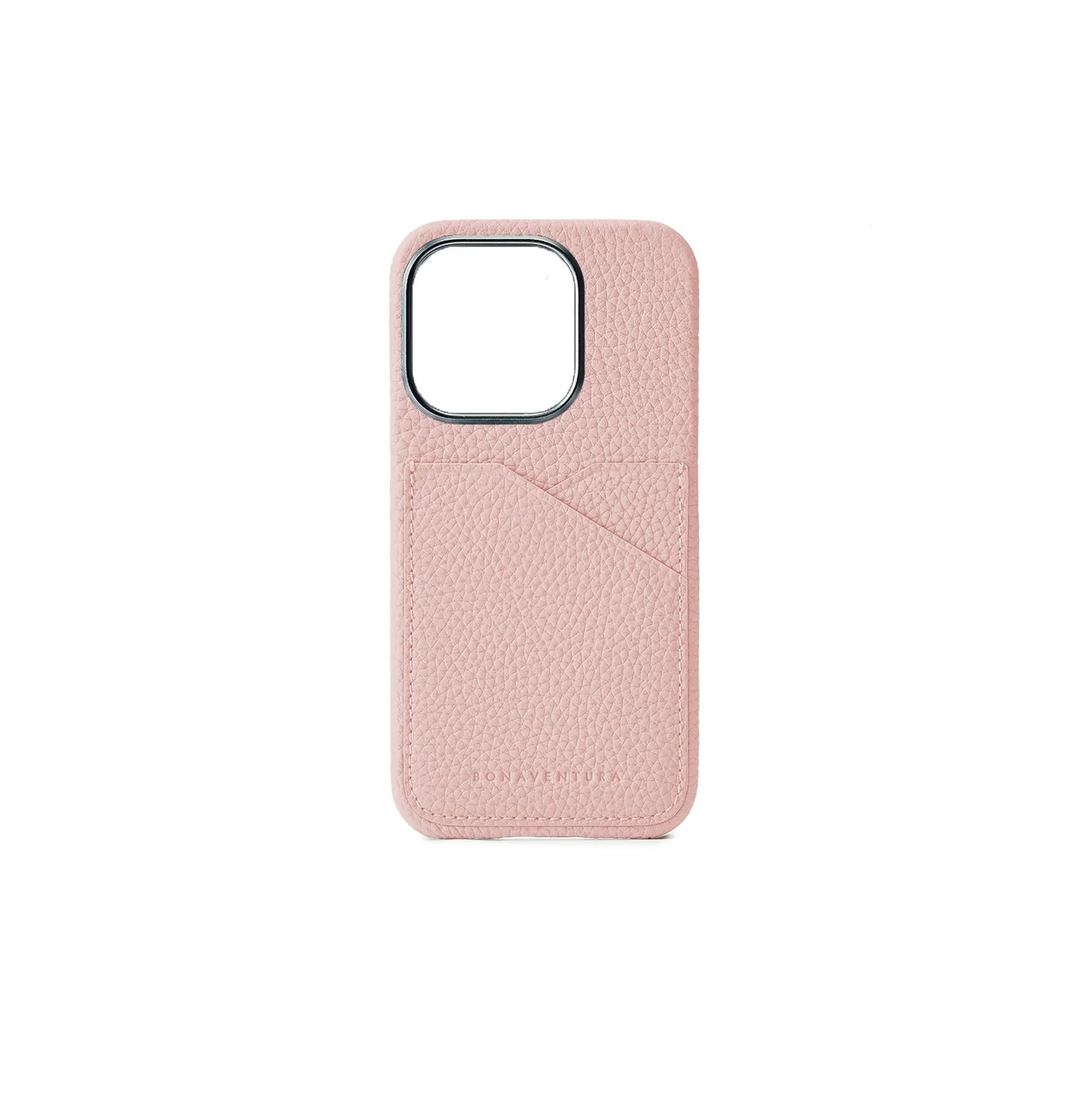 Bonaventura iPhone 15 Pro bakdeksel krympeskinn Etoupe
