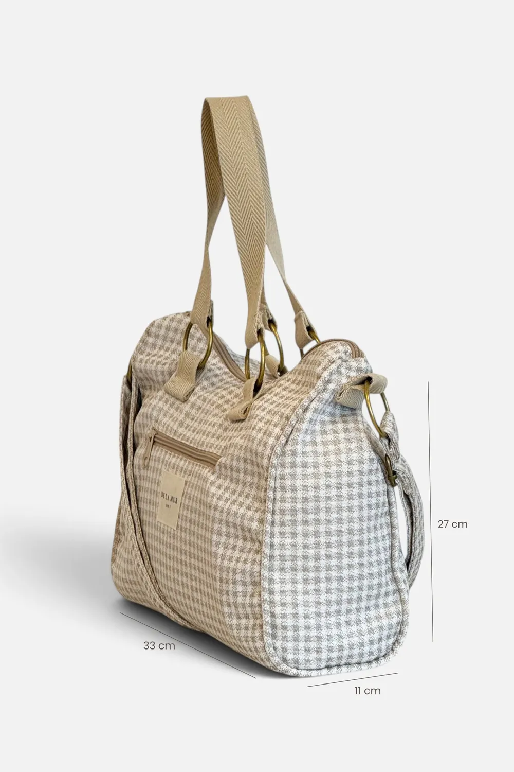 De La Mur Vison Mediano skulderveske beige