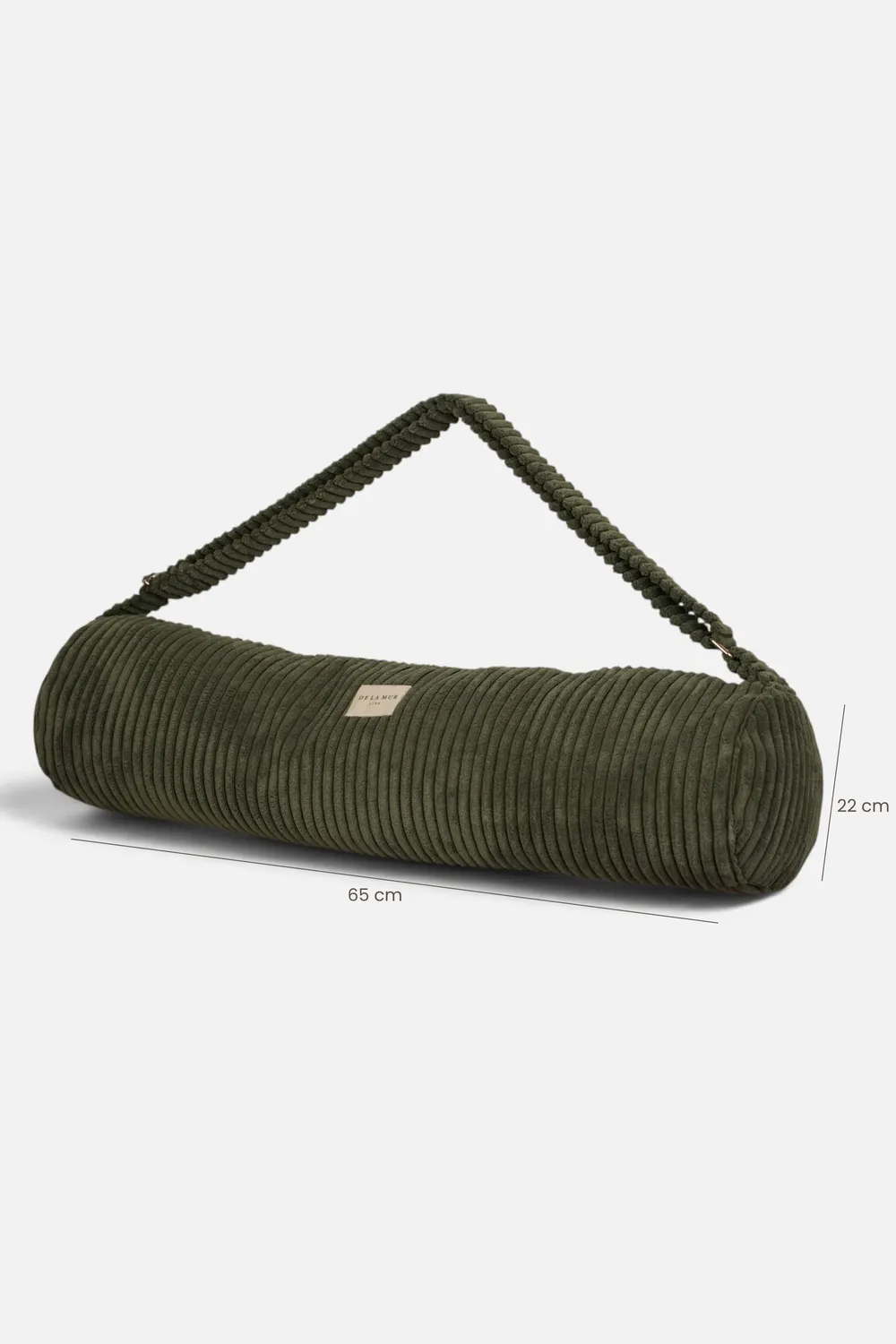 De La Mur Yoga Esterilla yogaveske mosegrønn 65 cm