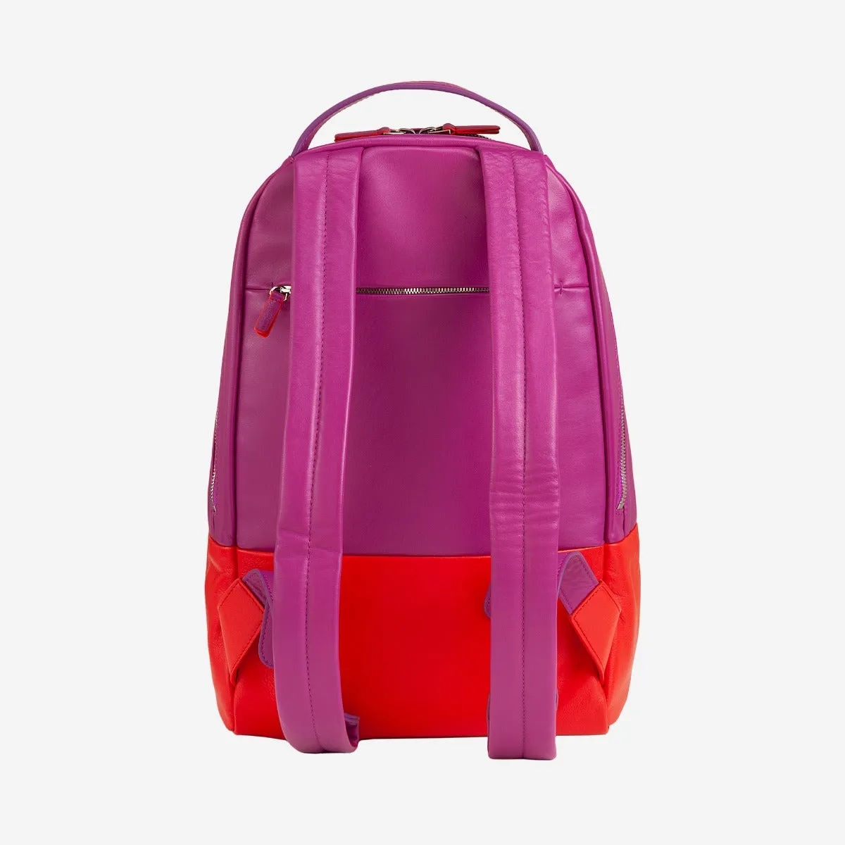 DuDubags Rio ryggsekk skinn Rosa flamingo