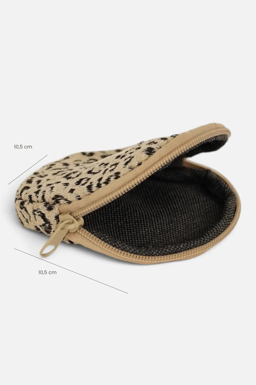 De La Mur Koto myntpung rund 10 cm leopard
