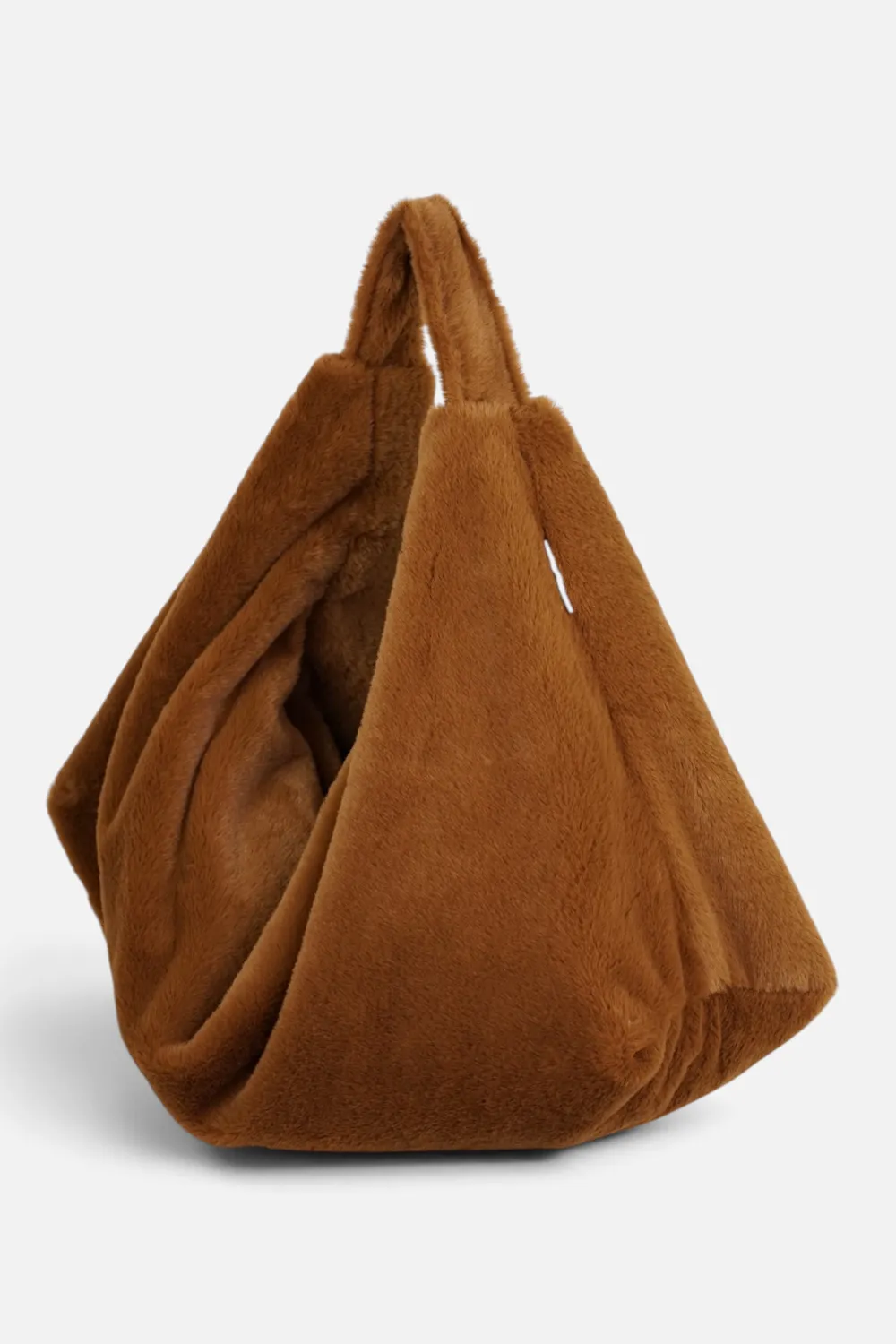 De La Mur Galleta Pile skulderveske 41 cm brun pels