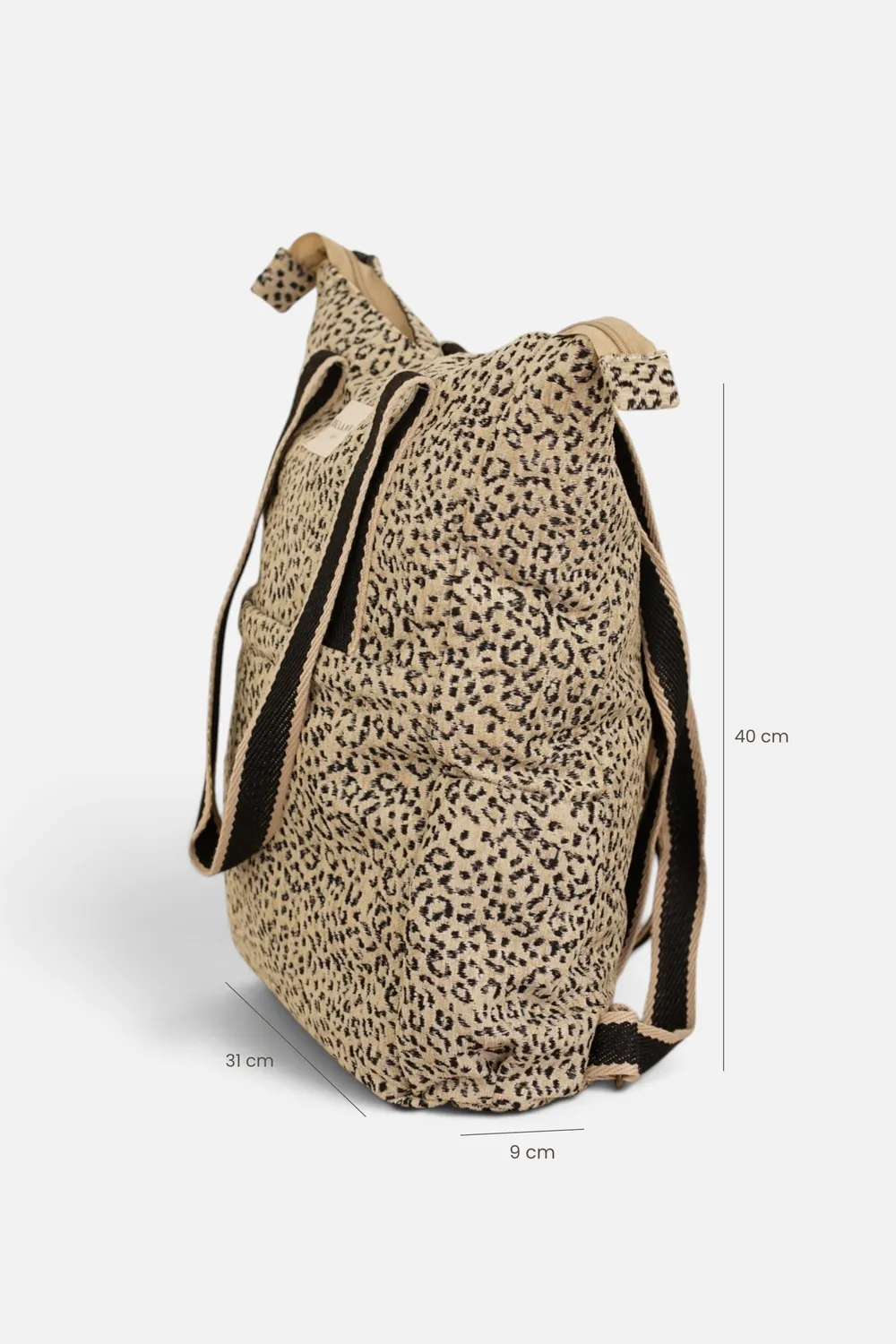 De La Mur Koto sekk leopard jacquard 31 cm