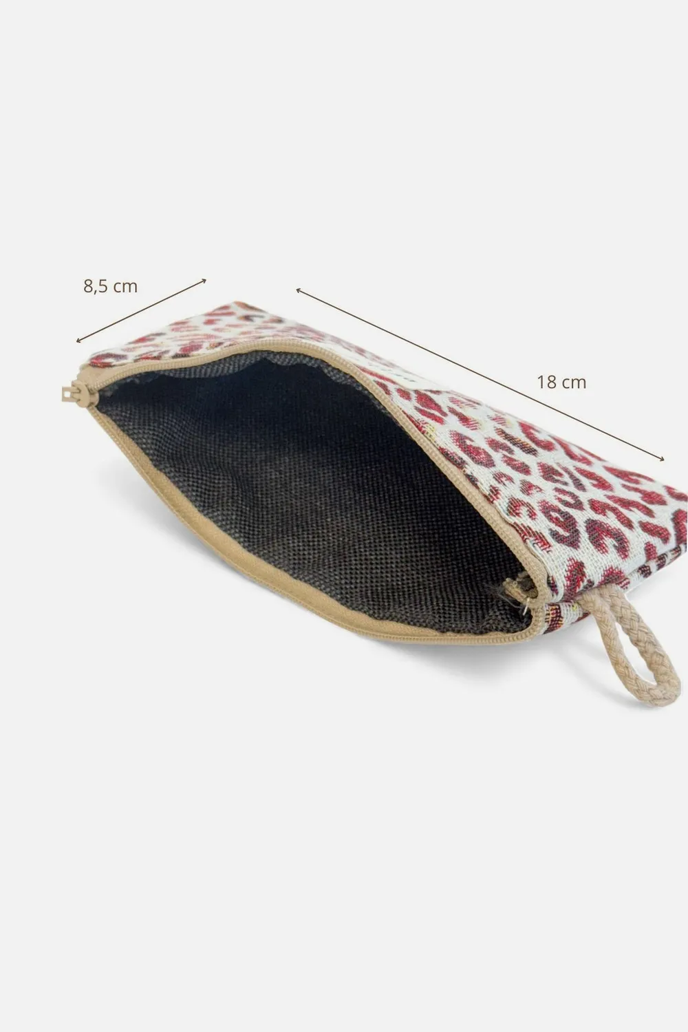 De La Mur Talco brilleetui leopard rosa