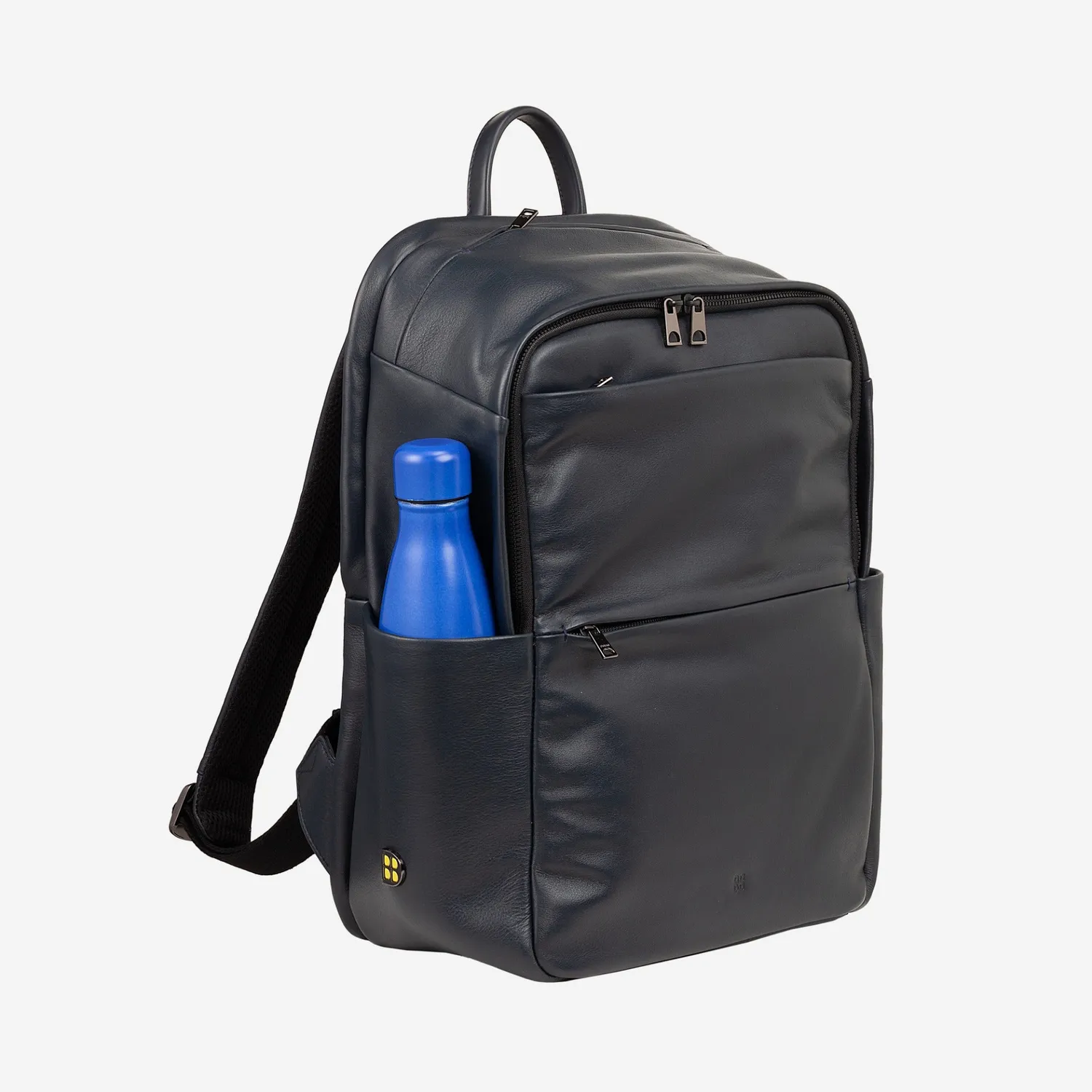DuDubags Sydney ryggsekk skinn Navy slitesterk