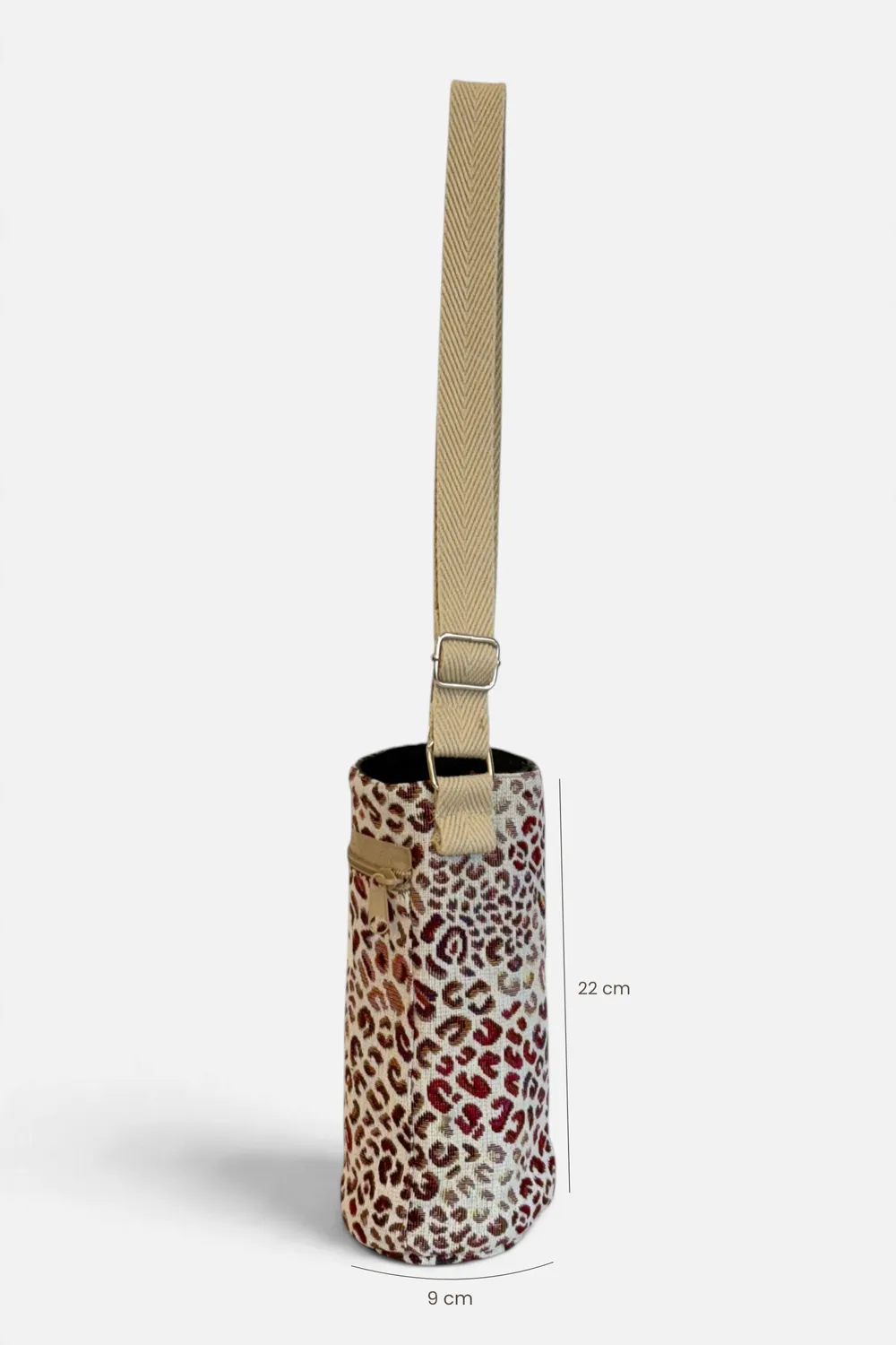 De La Mur Talco flaskeveske 1,5L rosa leopard