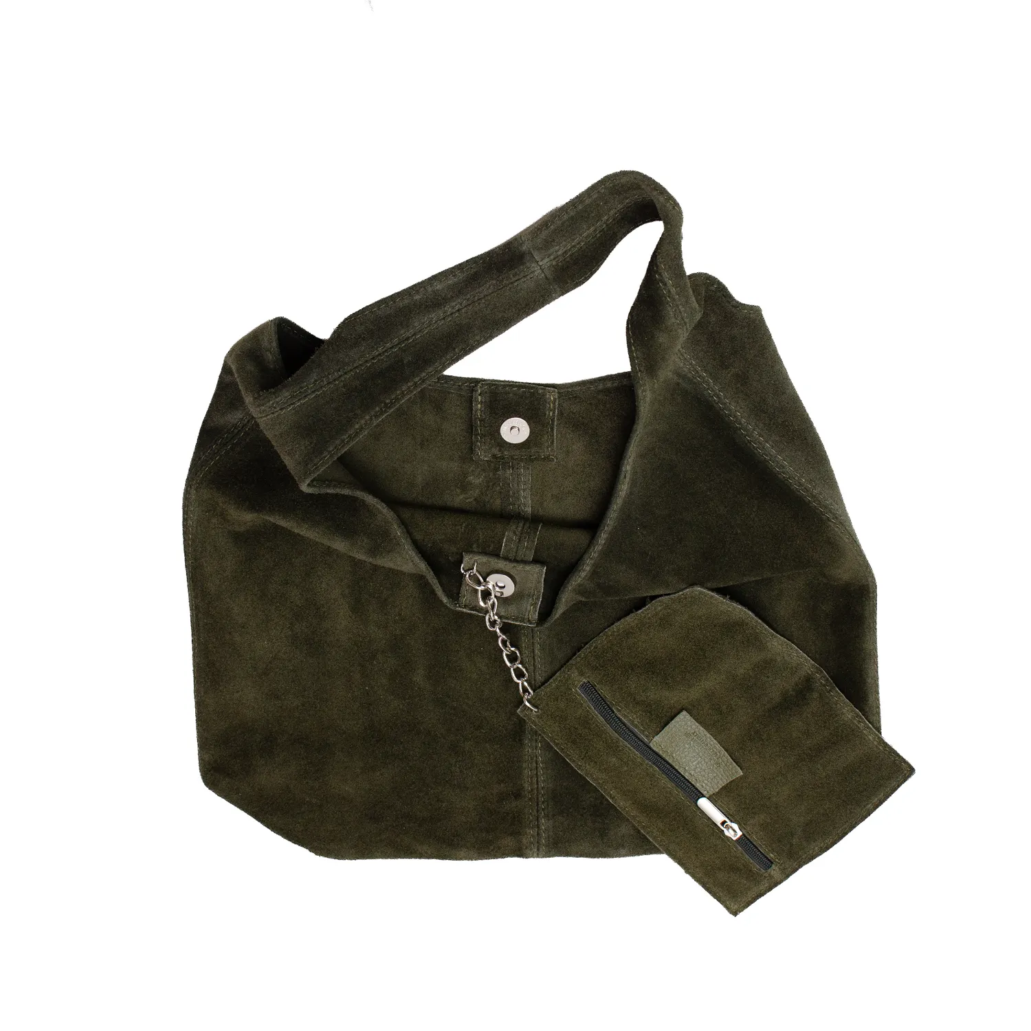 Latalia Terni shopper khaki semsket