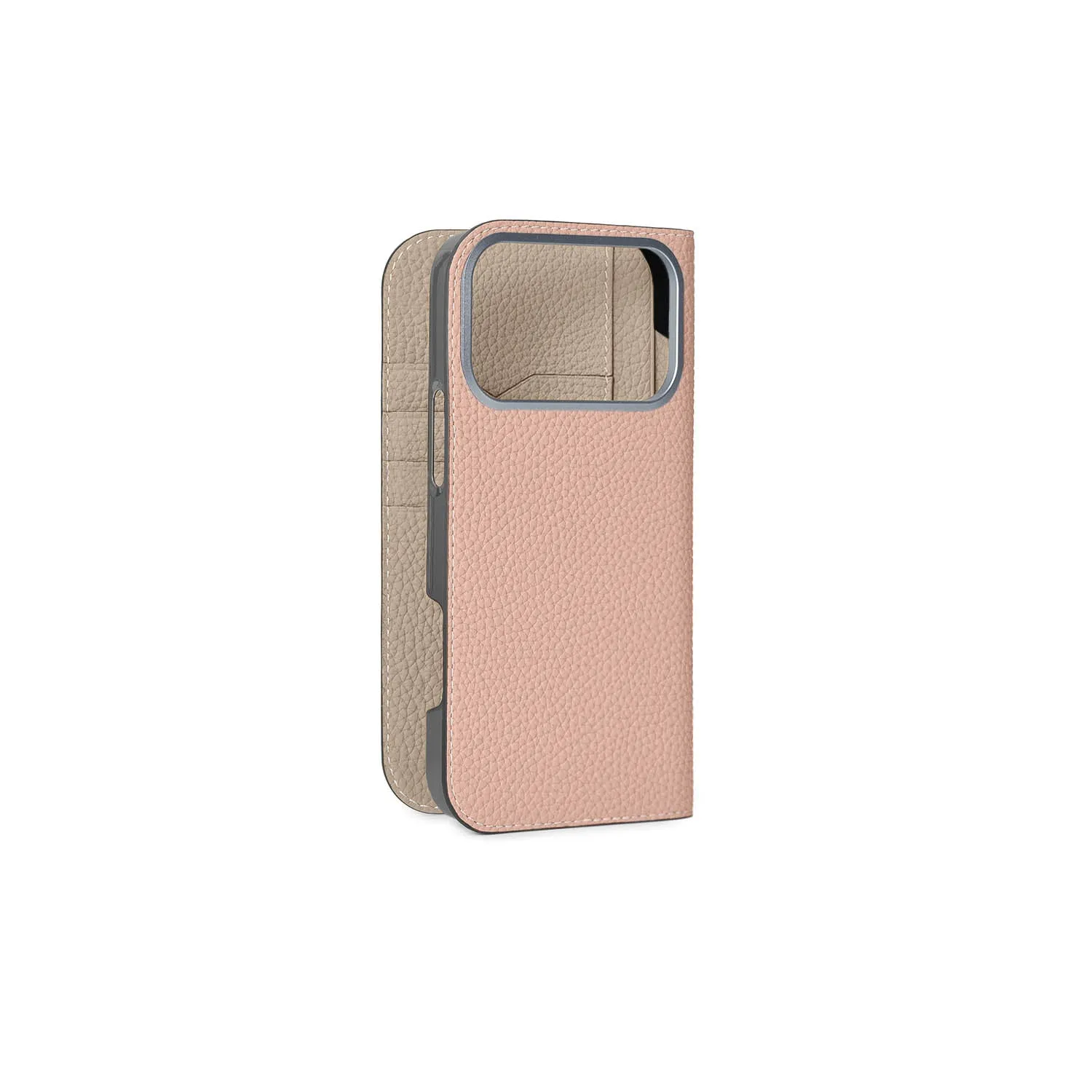 Bonaventura iPhone 17 Pro Max etui Smoky Mint krympeskinn