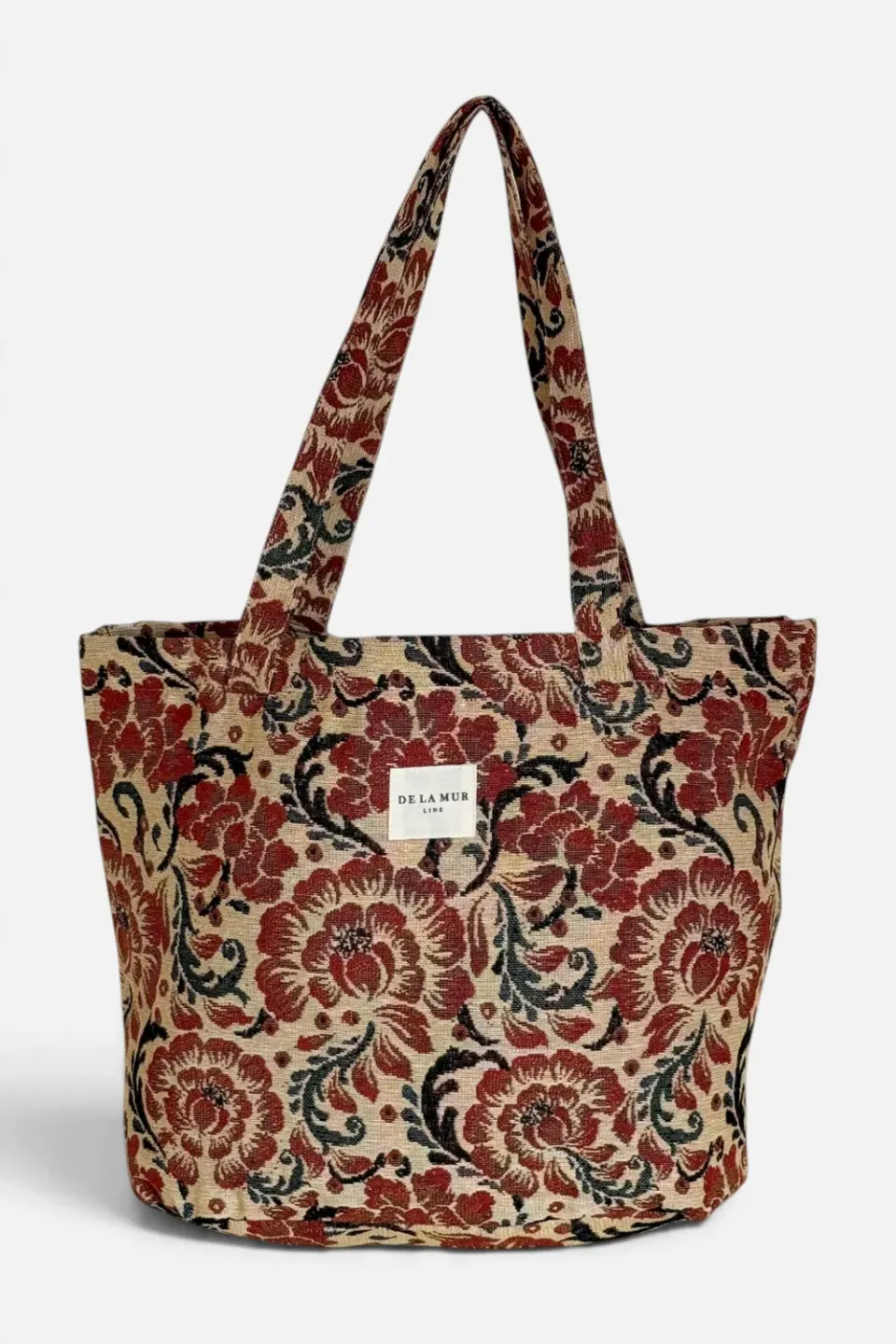 De La Mur Adam stor shopper 51x37x22 cm rød