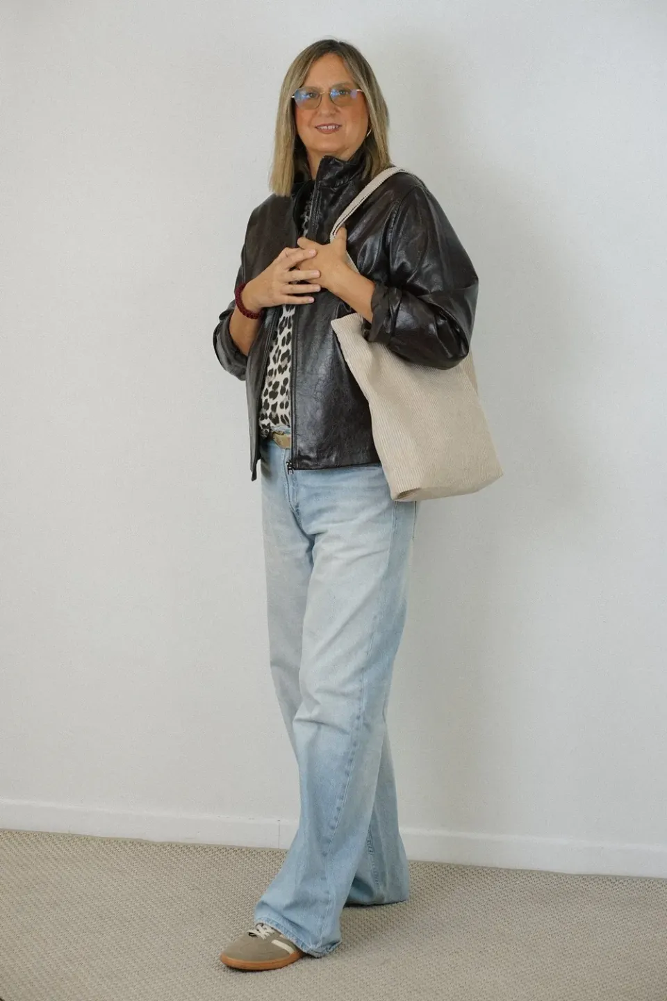 De La Mur Tofe toteveske 35x36 cm beige kord