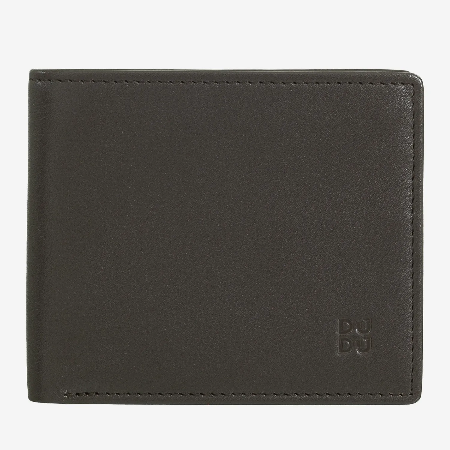 DuDubags Plinio lommebok kaffebrun RFID skinn