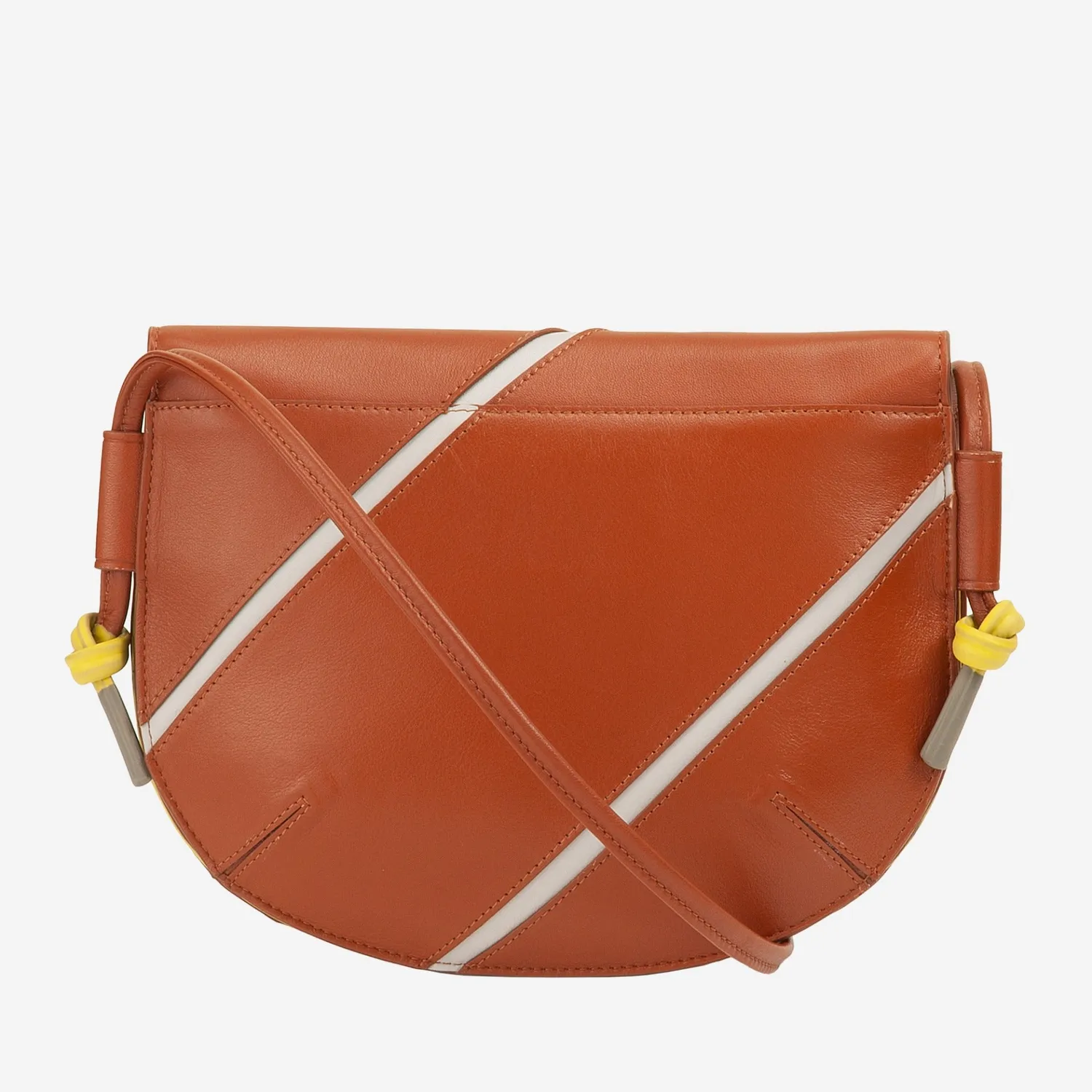 DuDubags Skye skulderveske pearl rund ekte skinn