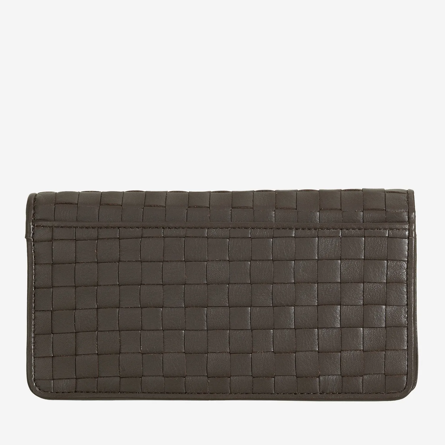 DuDubags Canarie lommebok taupe vevd skinn dame