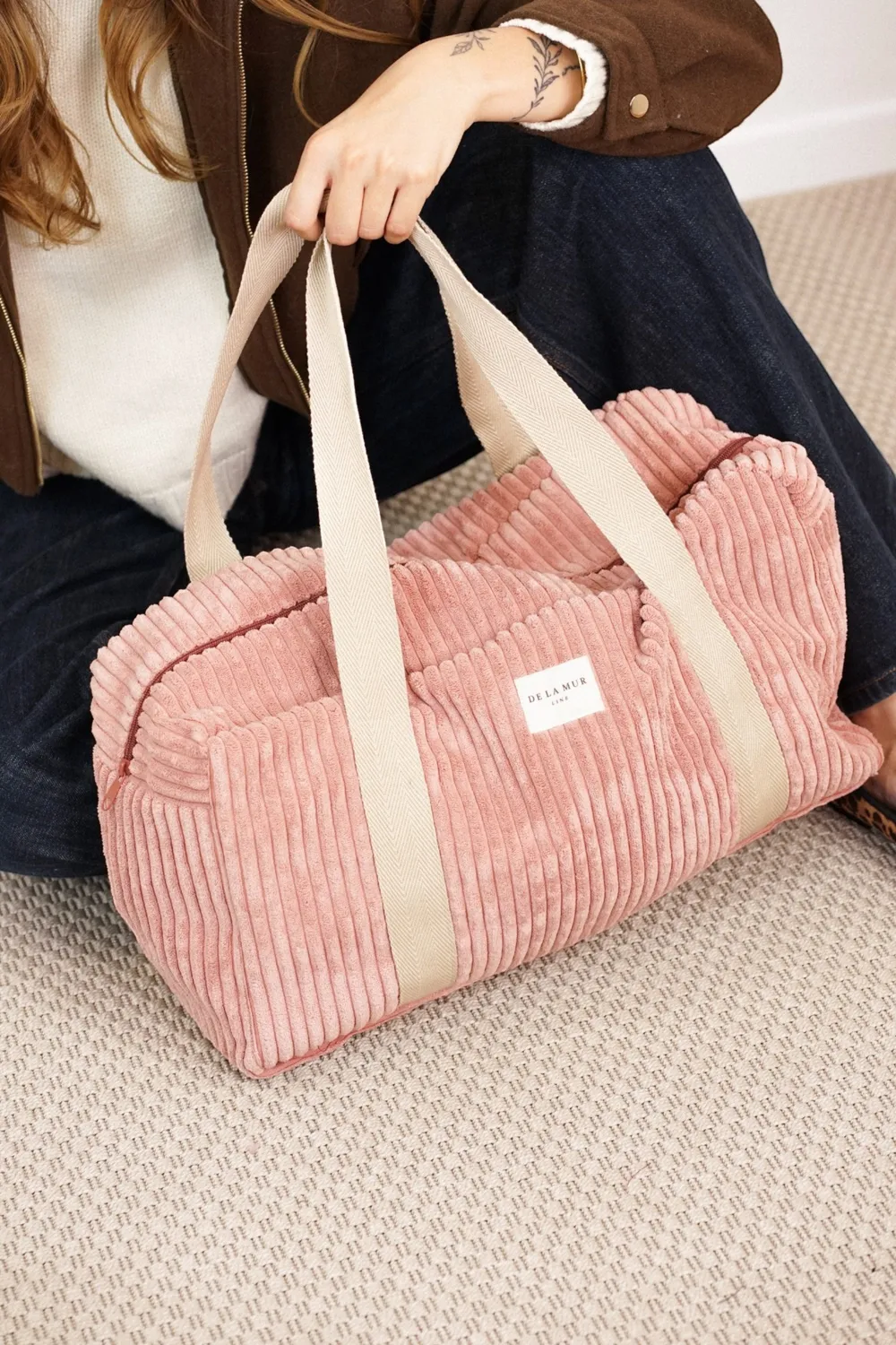 De La Mur Sport Crepe sportsbag rosa 49x30x18