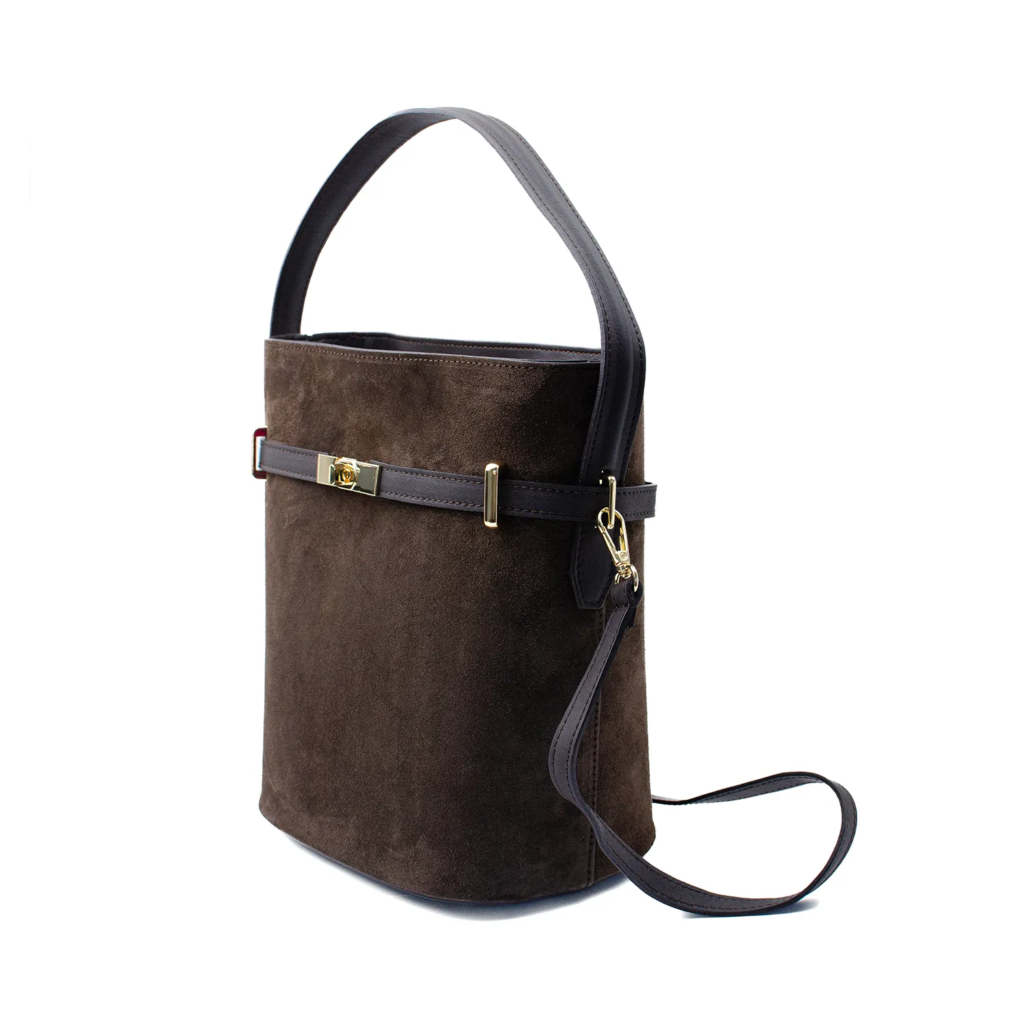 Latalia Molfetta mockaveske espresso ash