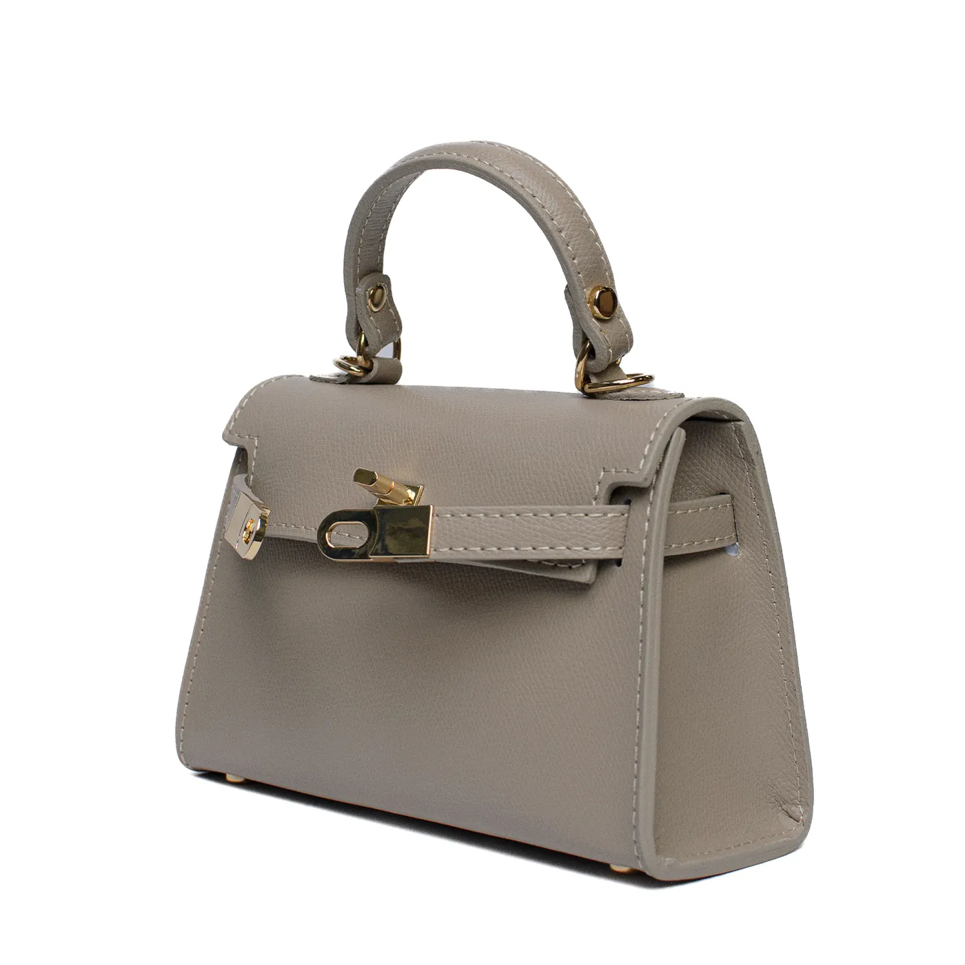 Latalia Trento veske lys taupe saffiano
