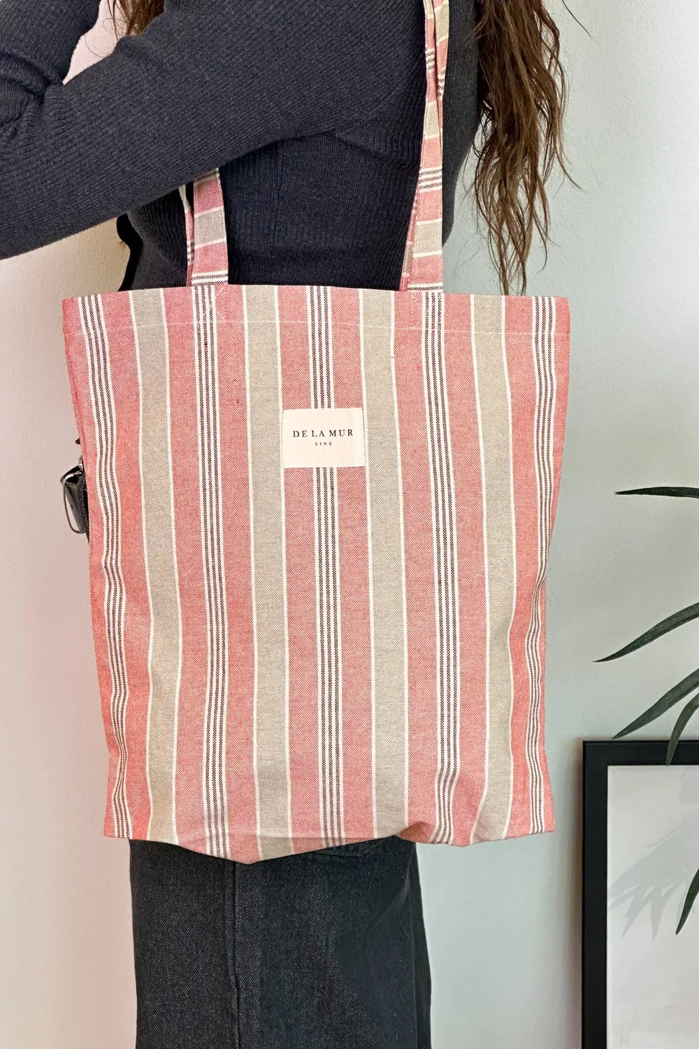 De La Mur Rane Pequeña totebag korall stripet