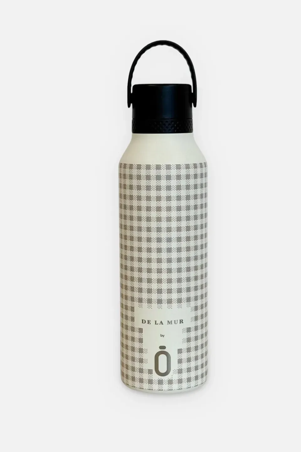 De La Mur Vison termflaske rutete beige 0,6 liter
