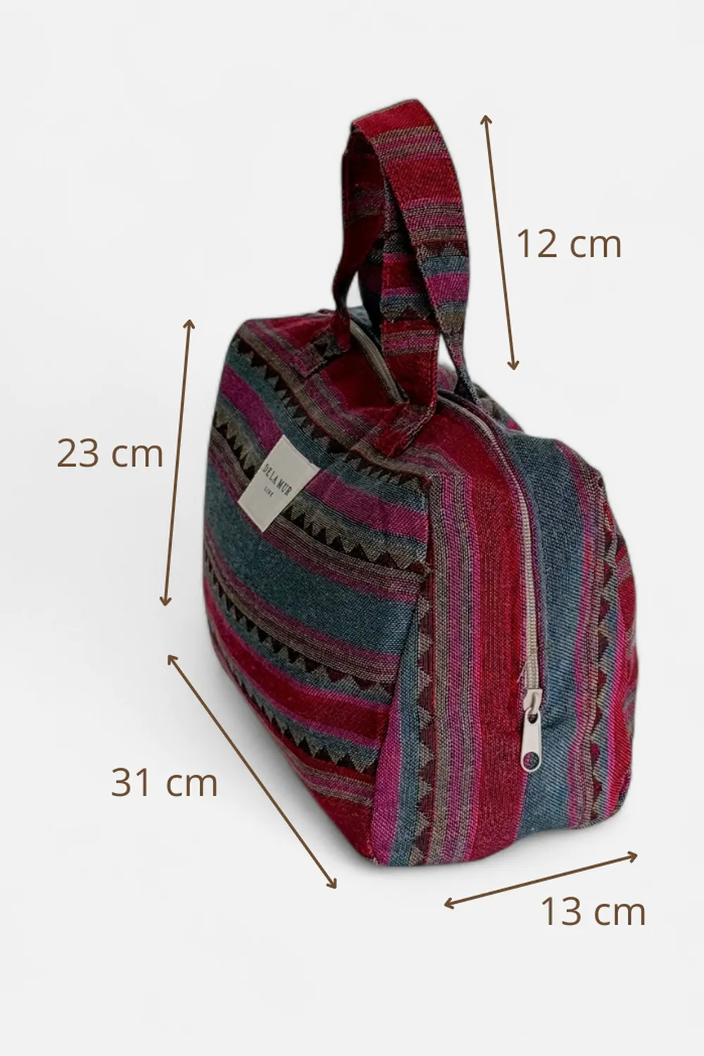 De La Mur Aura toalettmappe 31x23 cm rosa