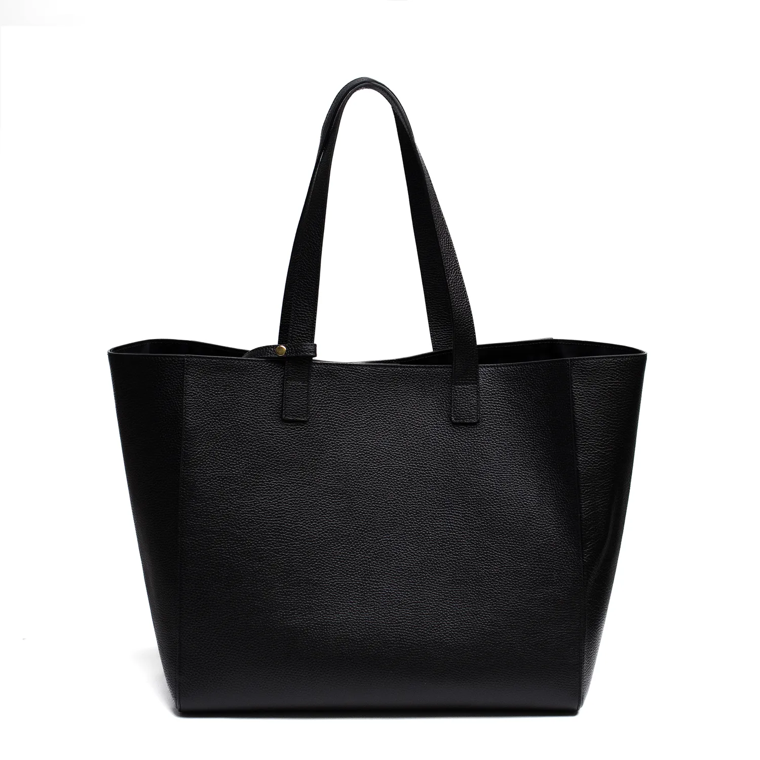Latalia Bolsena shopper svart skinn stor