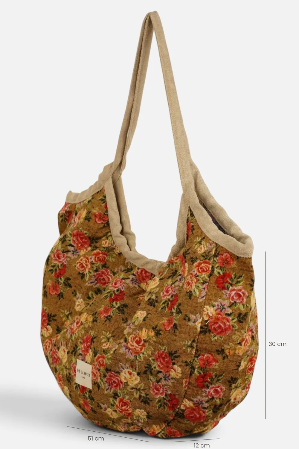 De La Mur Esme shopper 51x30x12 cm blomstret