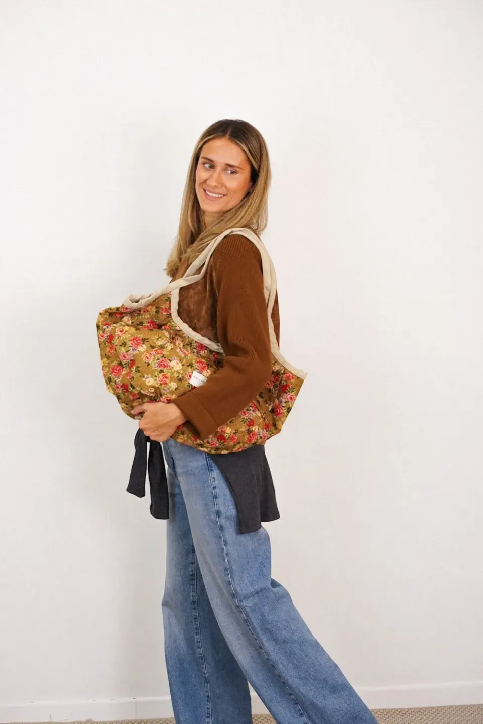 De La Mur Esme shopper 51x30x12 cm blomstret