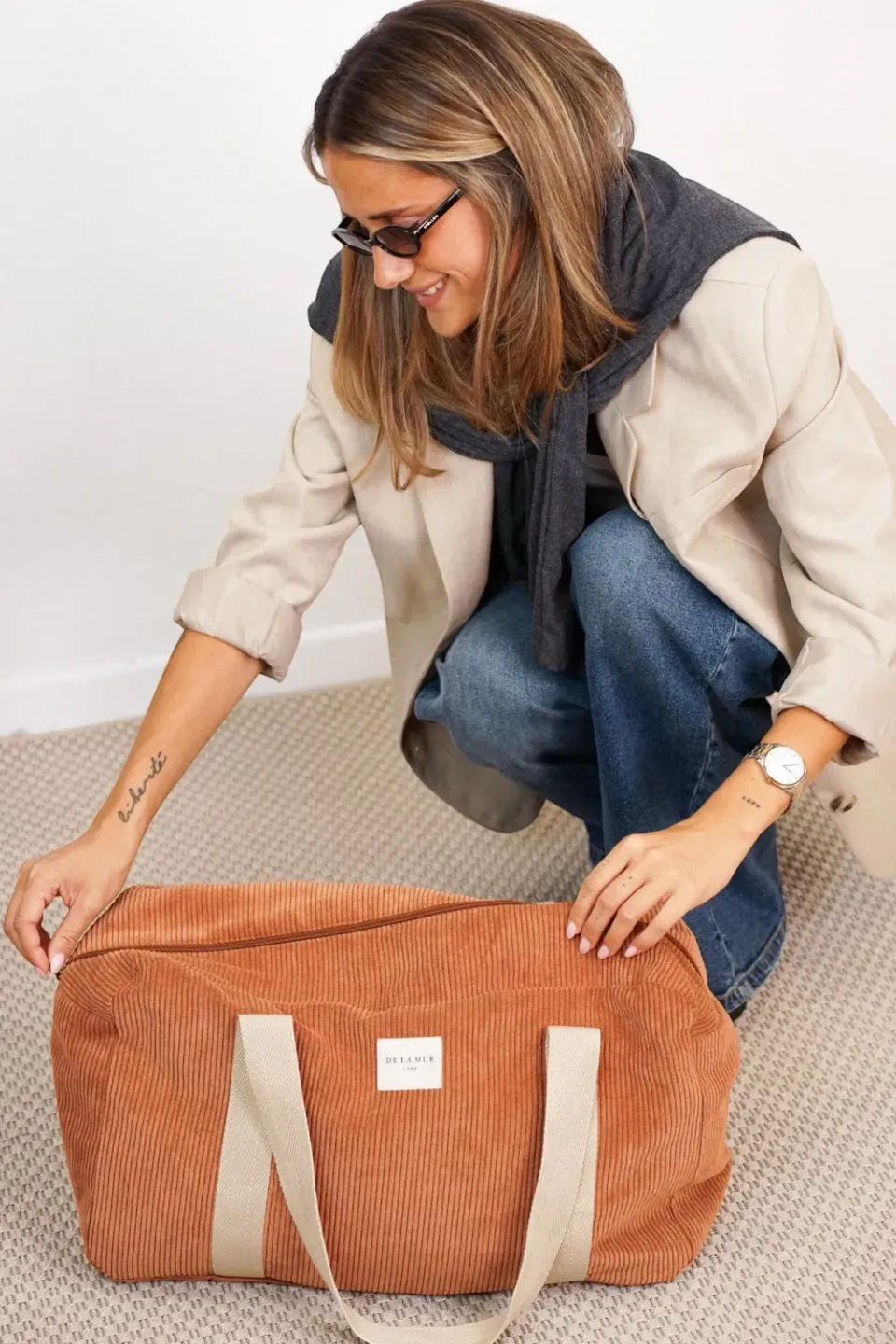 De La Mur Sport Barro treningsbag tegl 49x30x18 cm