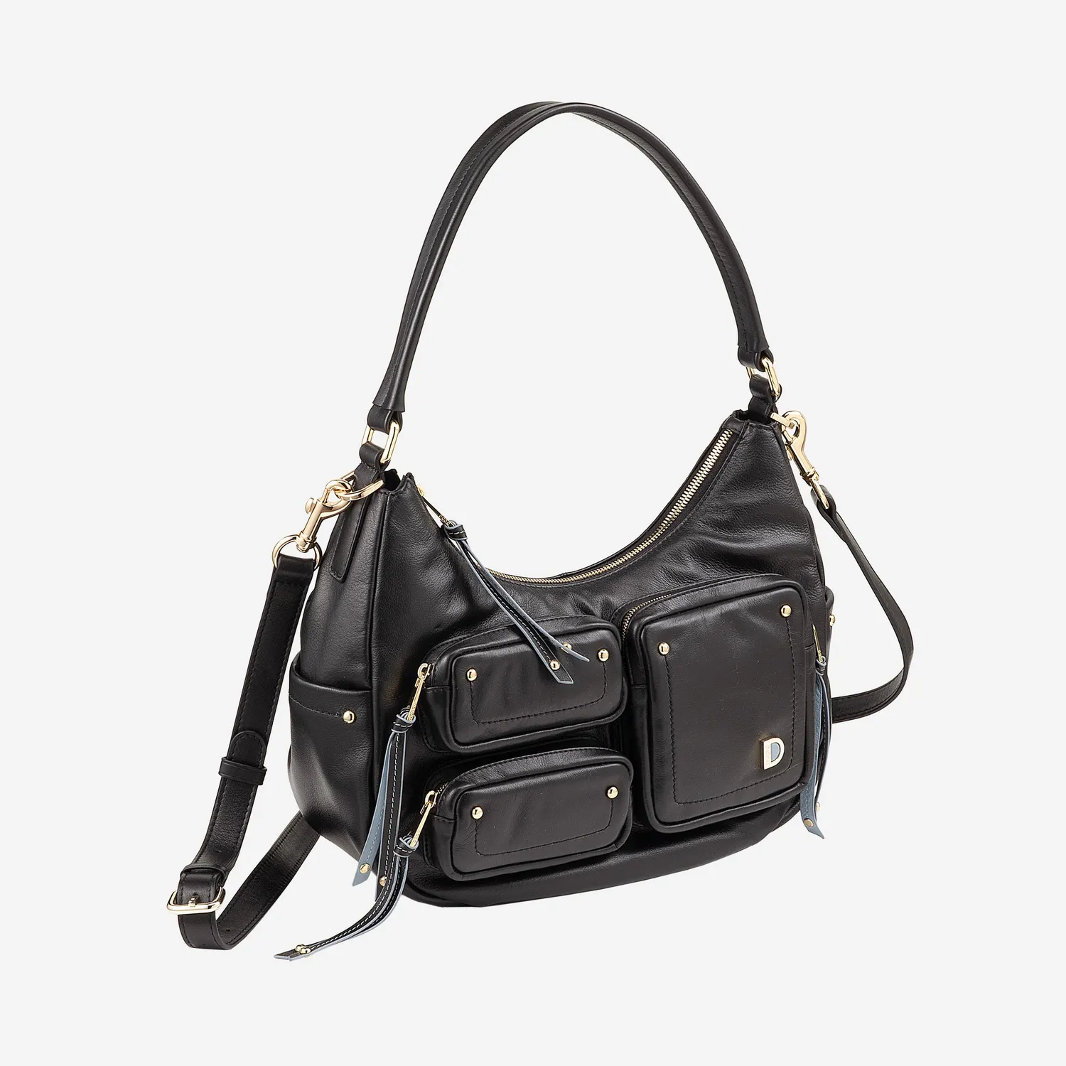 DuDubags City skulderveske skinn stor