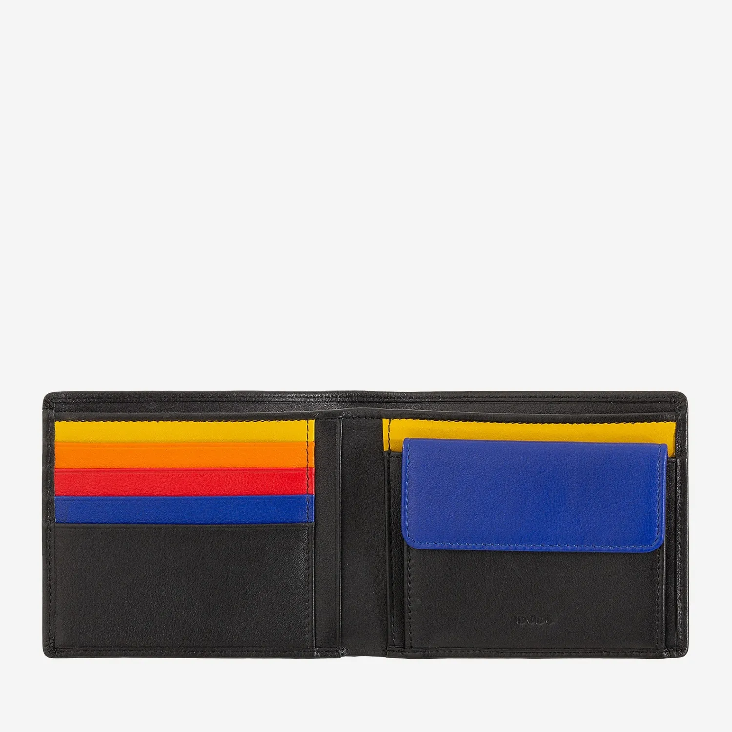 DuDubags Itaca lommebok herre svart RFID nappa