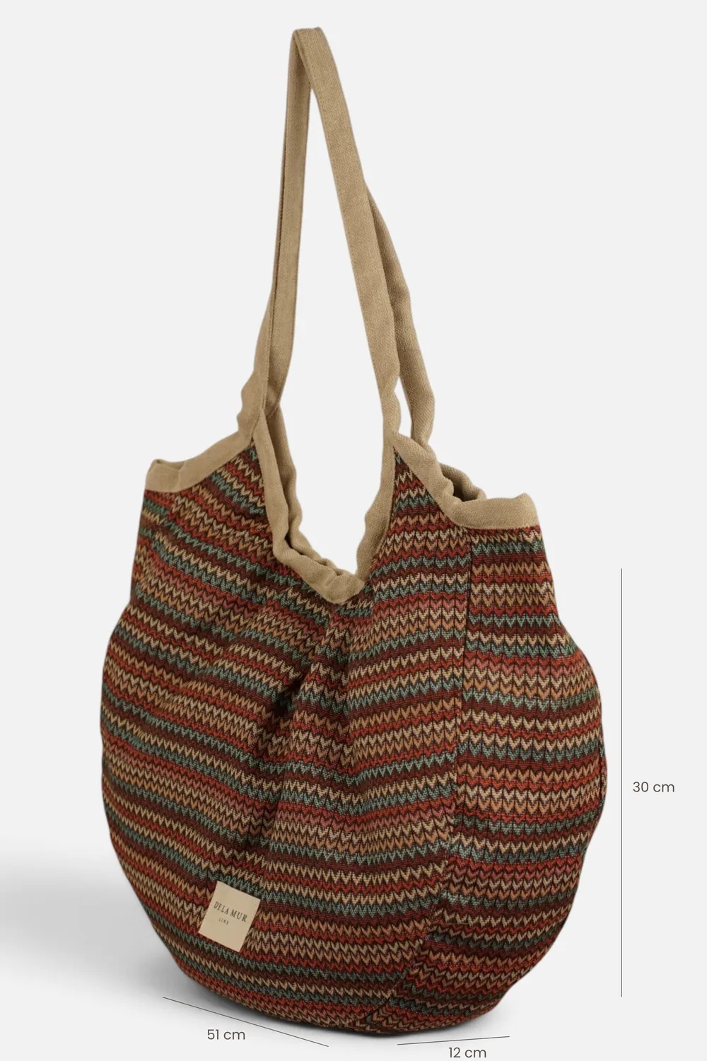 De La Mur Fron shopper flerfarget 51 cm