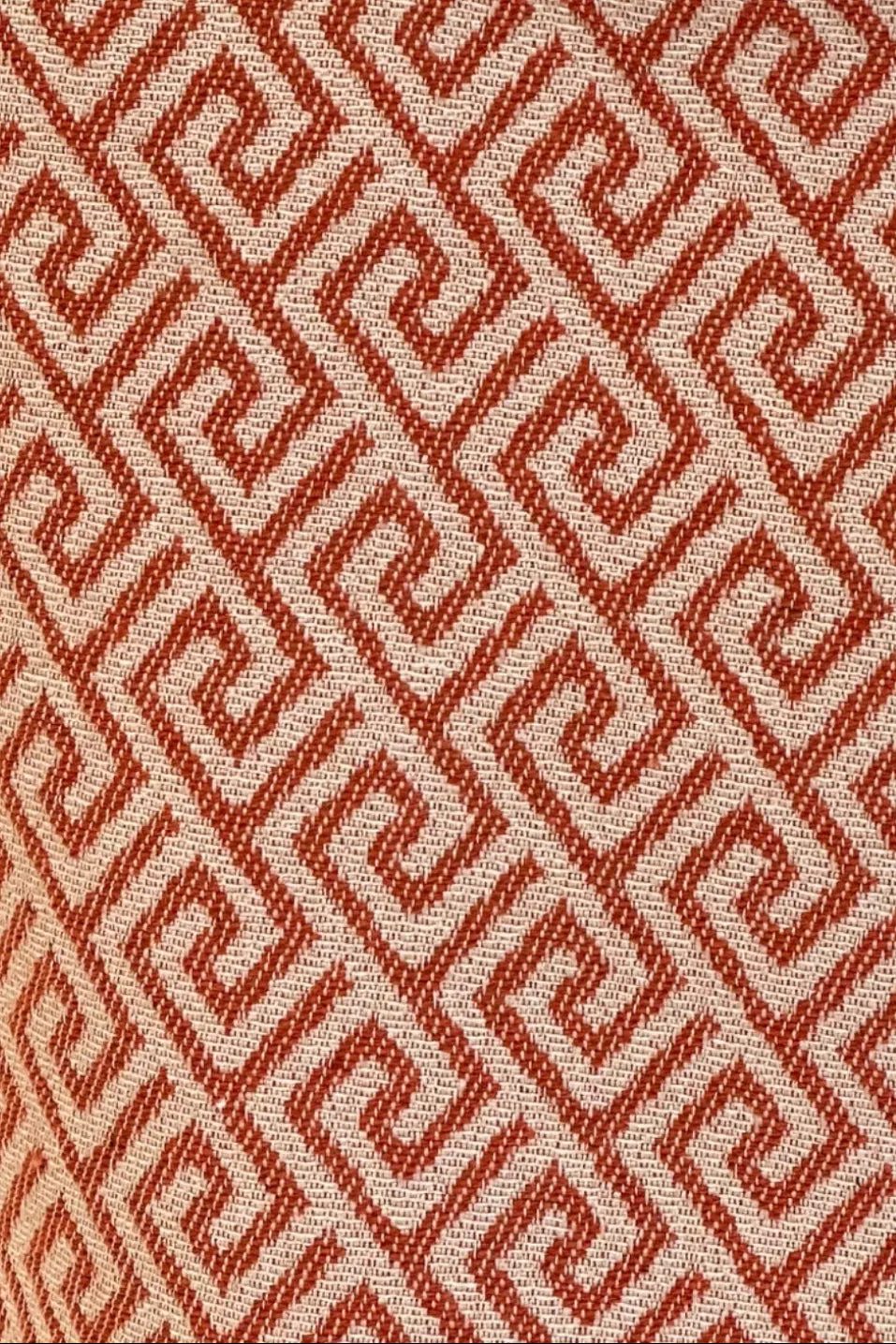 De La Mur Grec totebag terracotta 35x37 cm