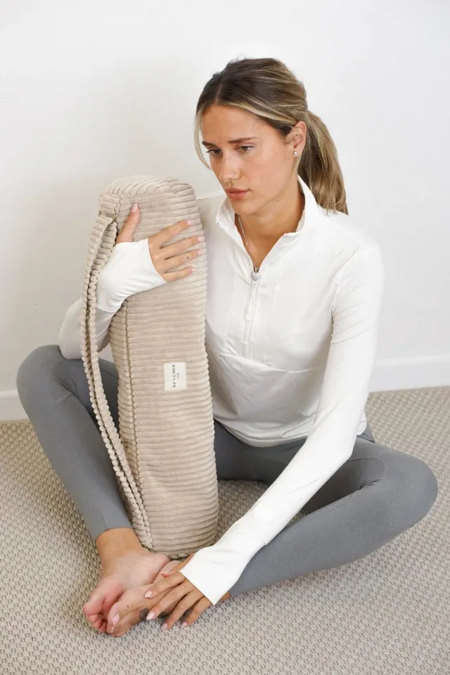 De La Mur Yoga Esterilla Moka yogaveske beige
