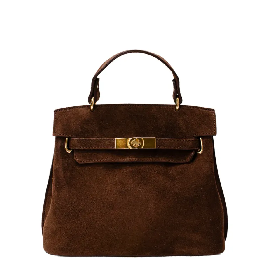 Latalia Rivoli skulderveske chocolate mocka